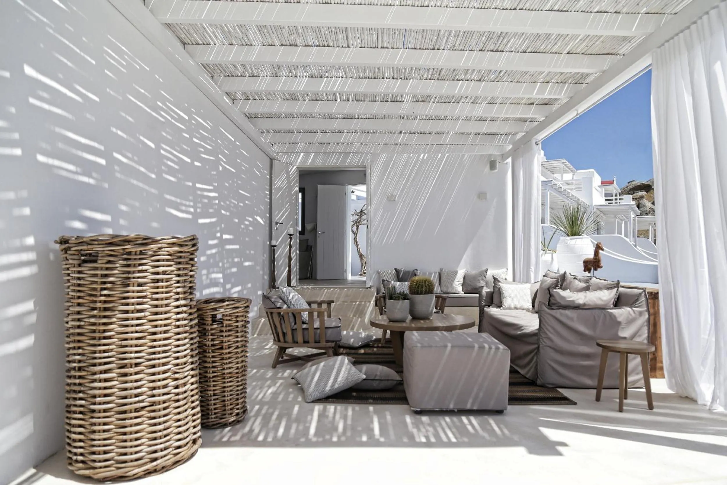 Balcony/Terrace in Livin Mykonos Hotel - Adults Only