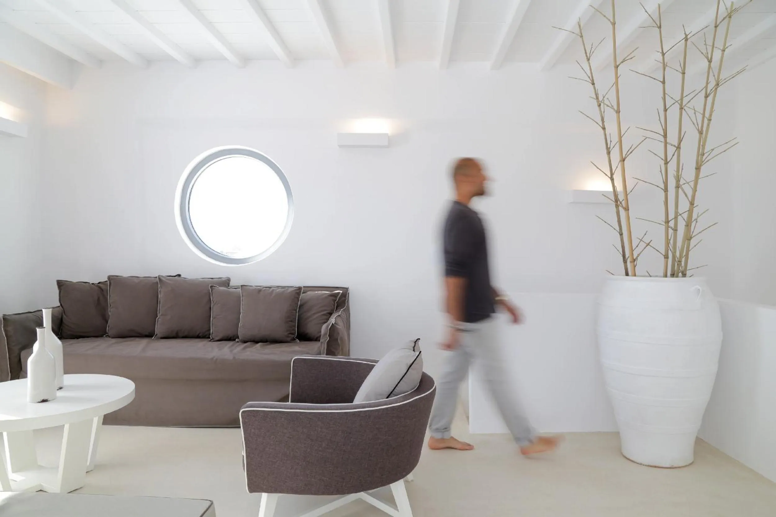 Living room in Livin Mykonos Hotel - Adults Only