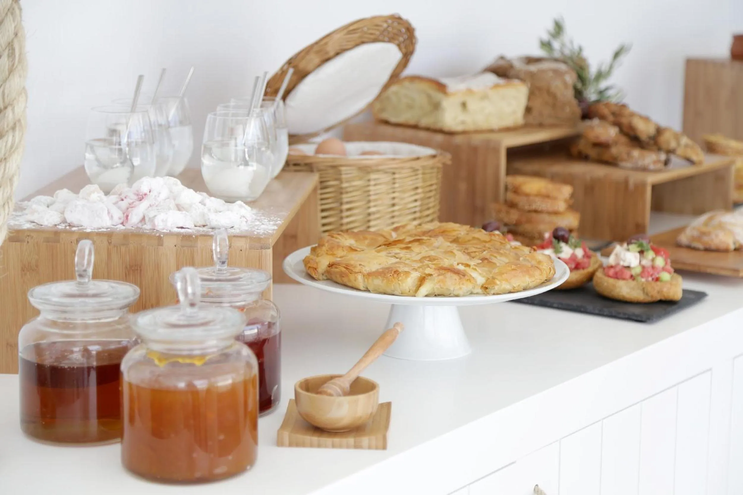 Breakfast in Livin Mykonos Hotel - Adults Only