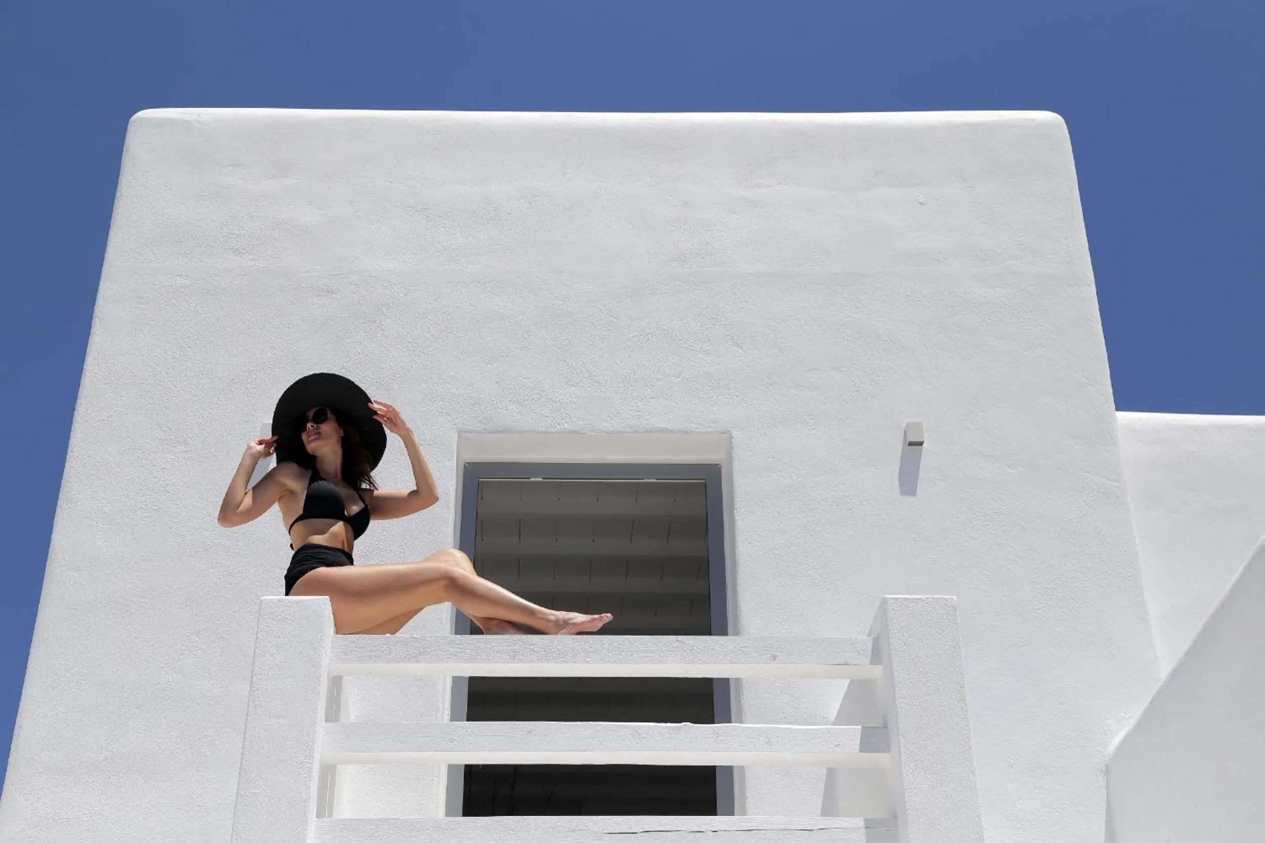 Balcony/Terrace in Livin Mykonos Hotel - Adults Only