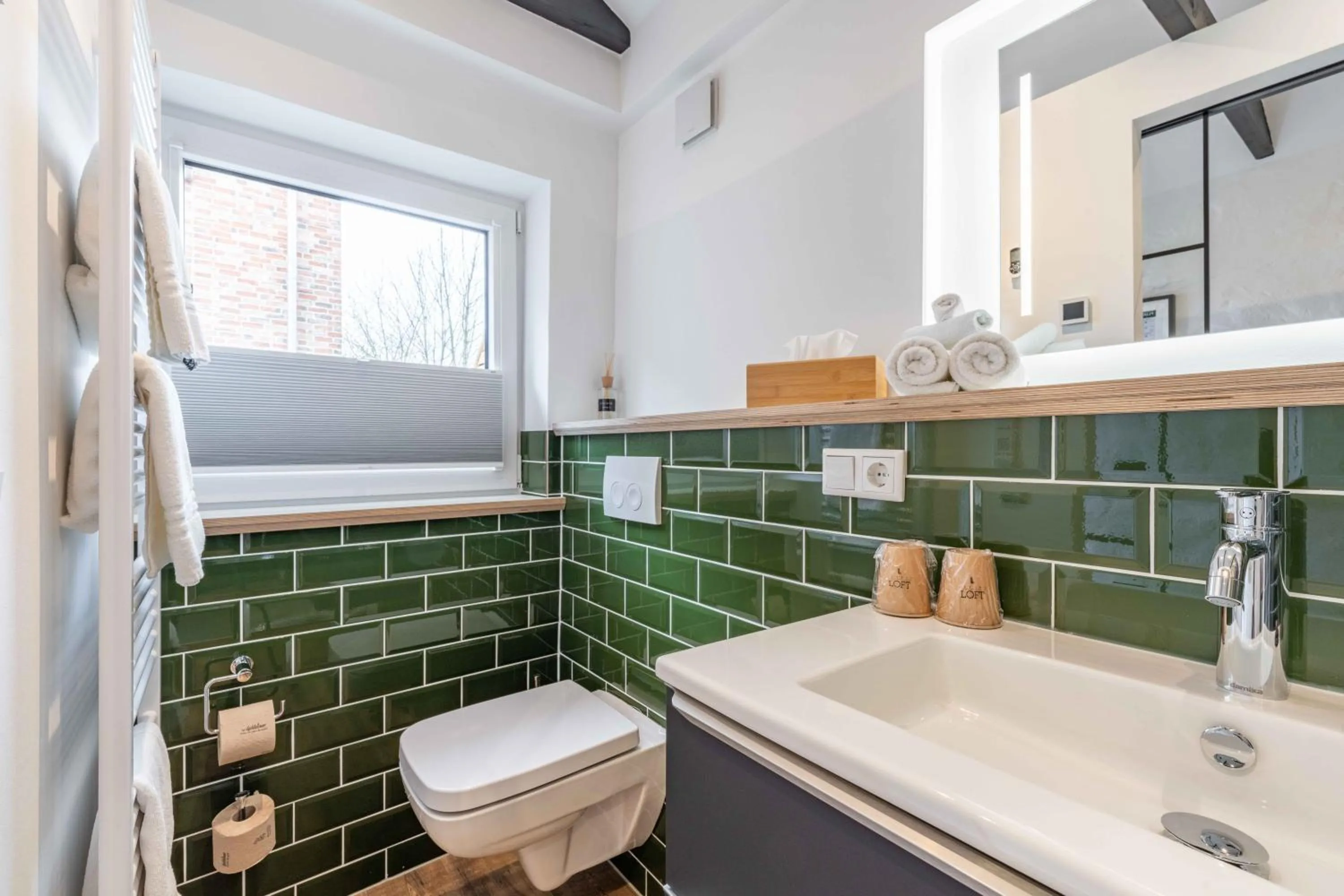 Toilet in LÜTTES LOFT Boutique Hotel