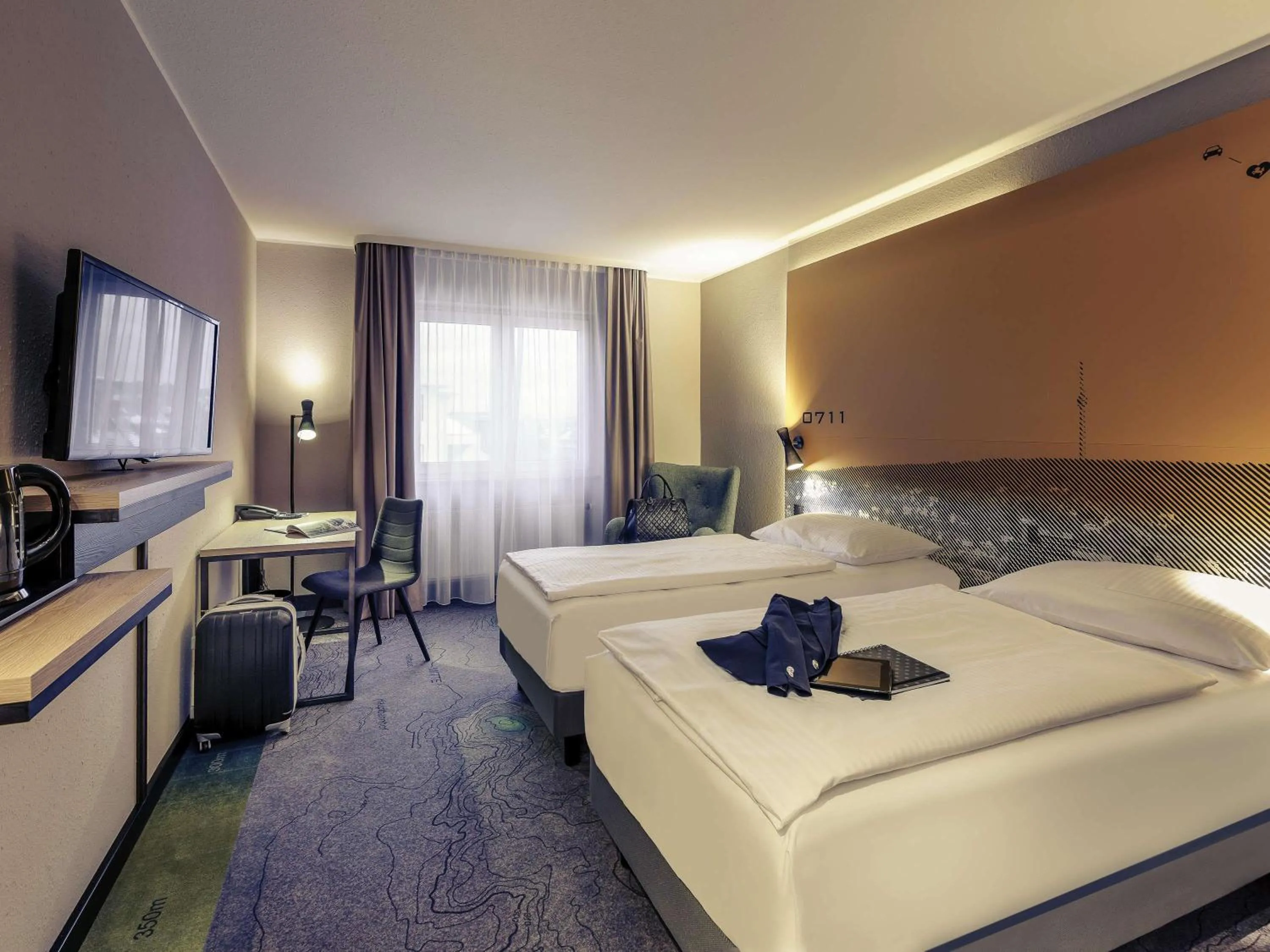 Bedroom, Bed in Mercure Stuttgart Zuffenhausen