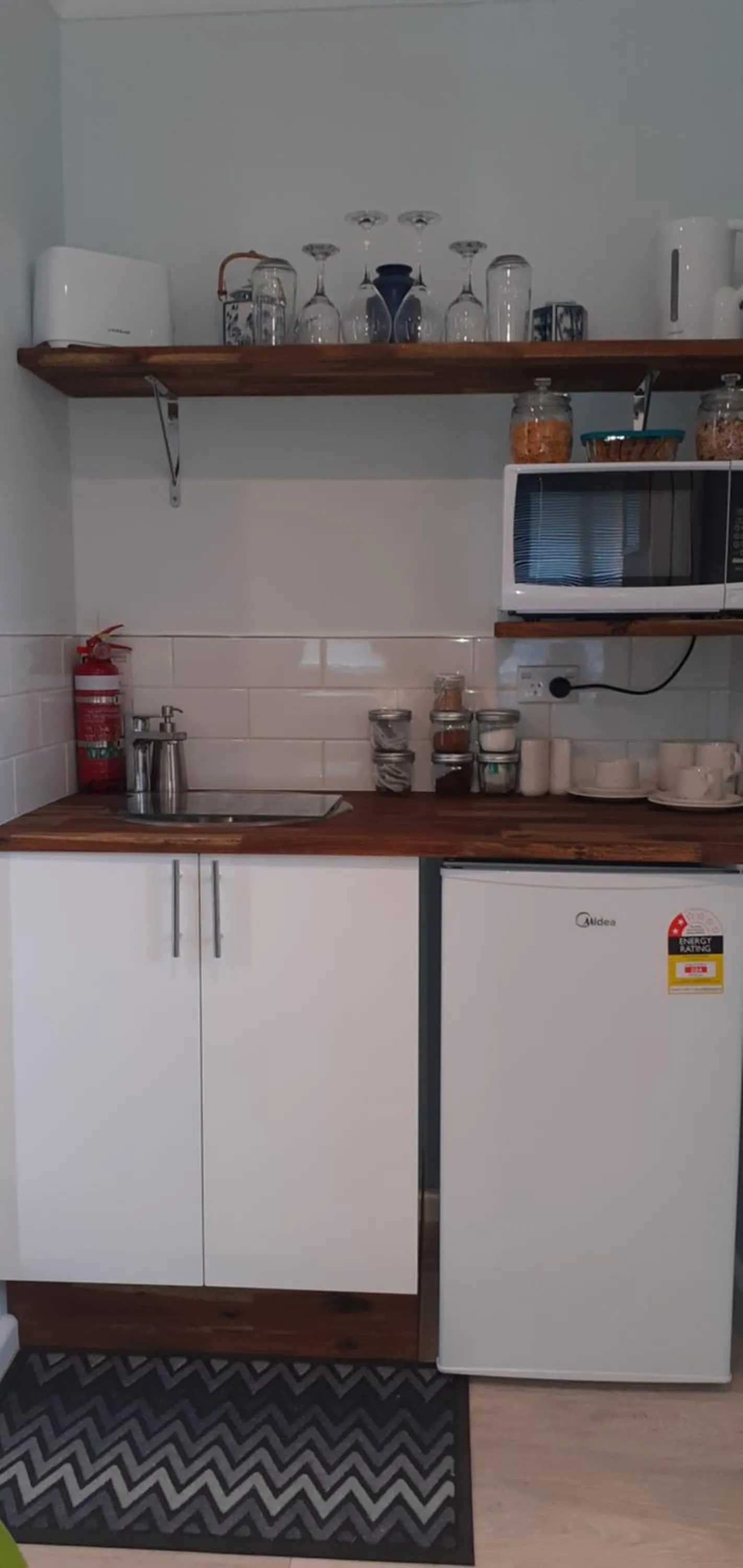 Kitchen or kitchenette in Thistle B&B