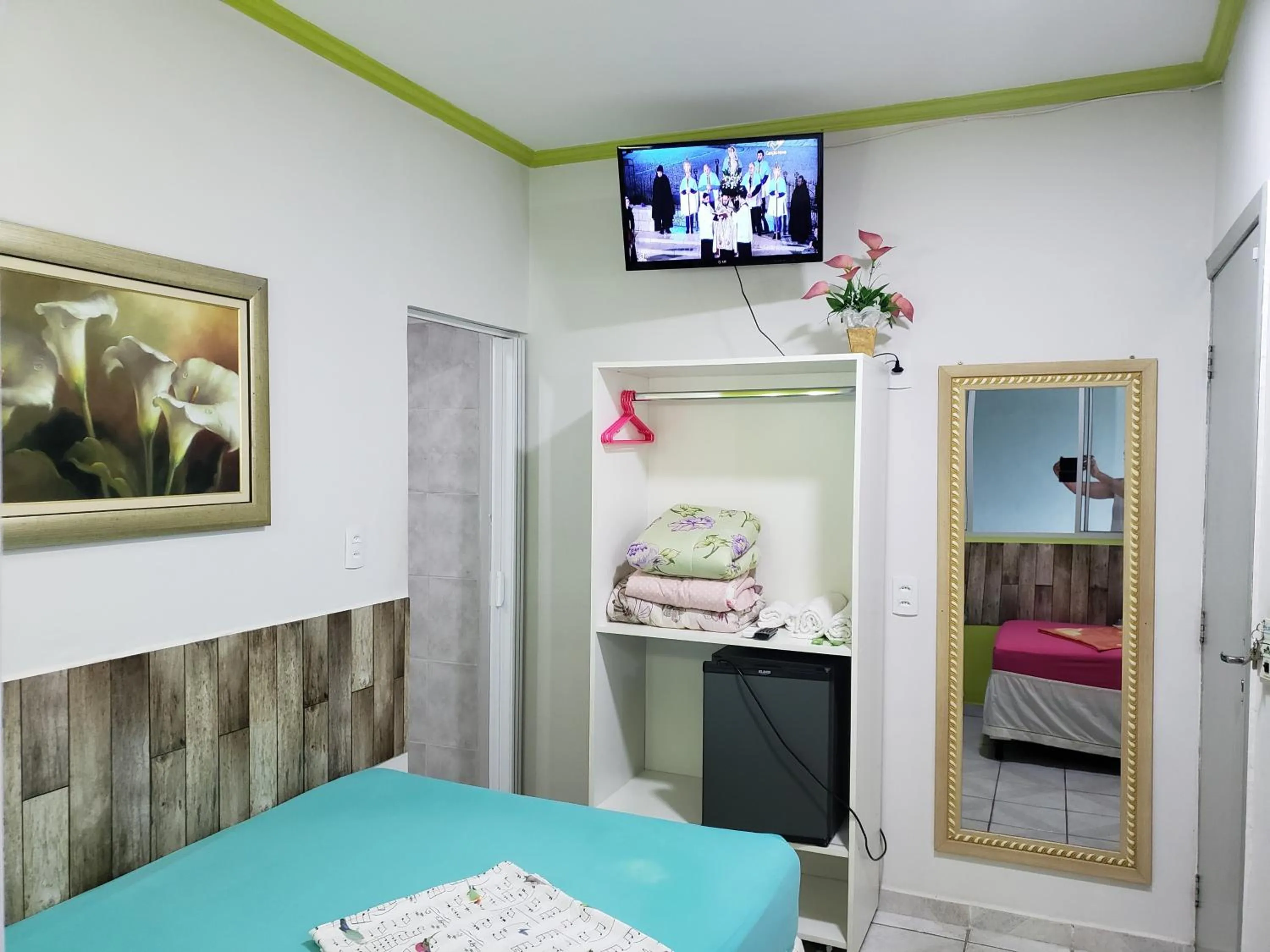 TV and multimedia, Bed in Pousada Boa Vista