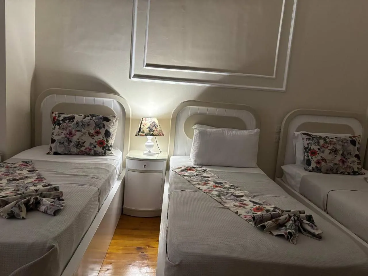 Bed in columbia sky city hotel