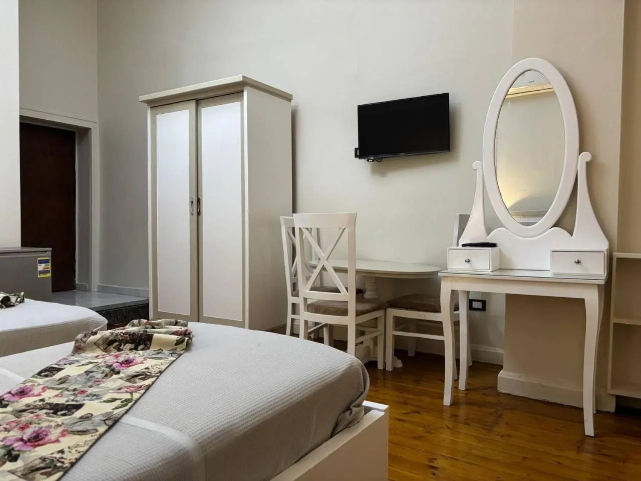 Bed in columbia sky city hotel