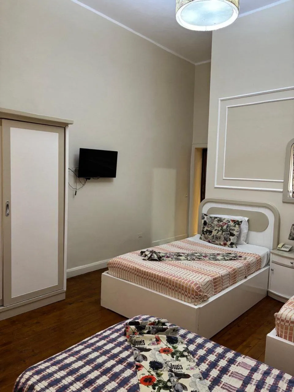 Bed in columbia sky city hotel