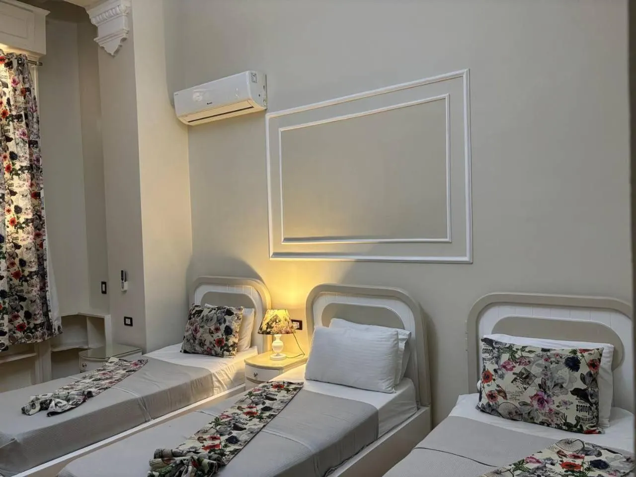 Bed in columbia sky city hotel