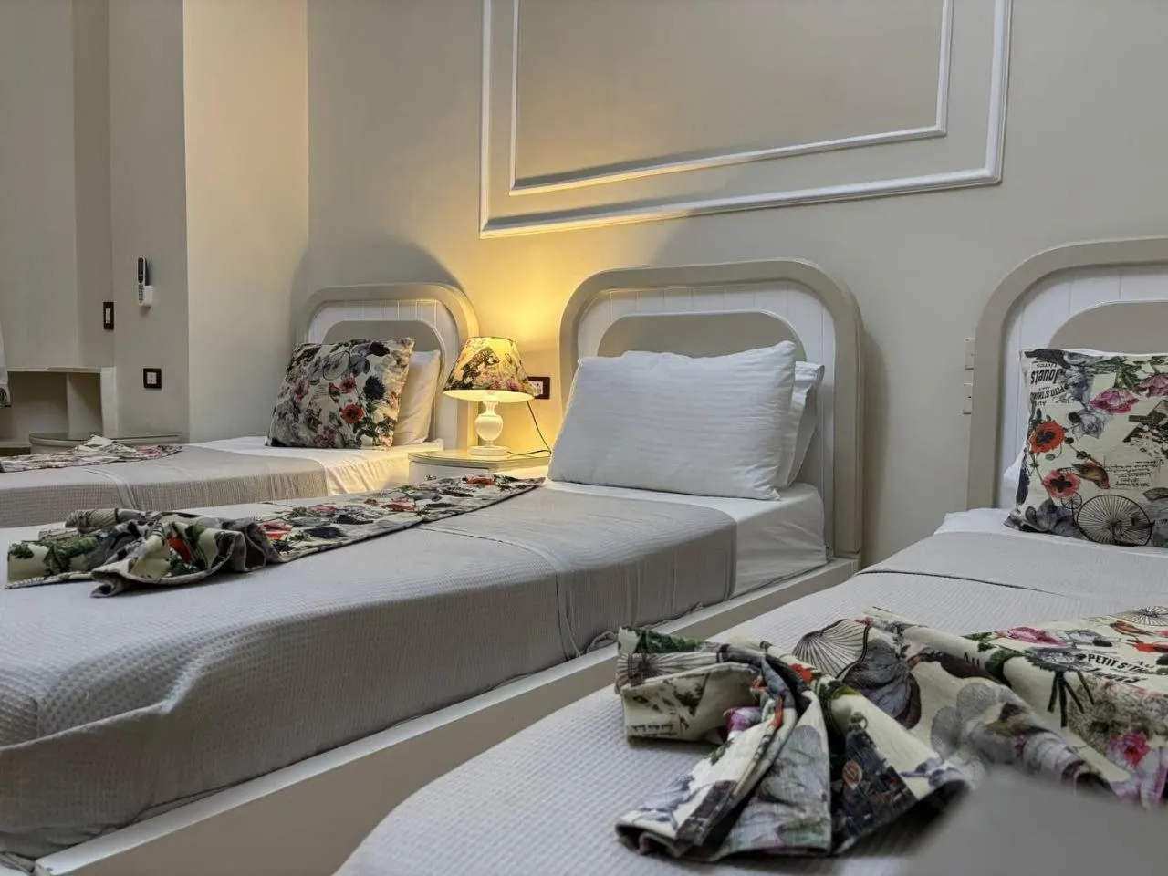 Bed in columbia sky city hotel