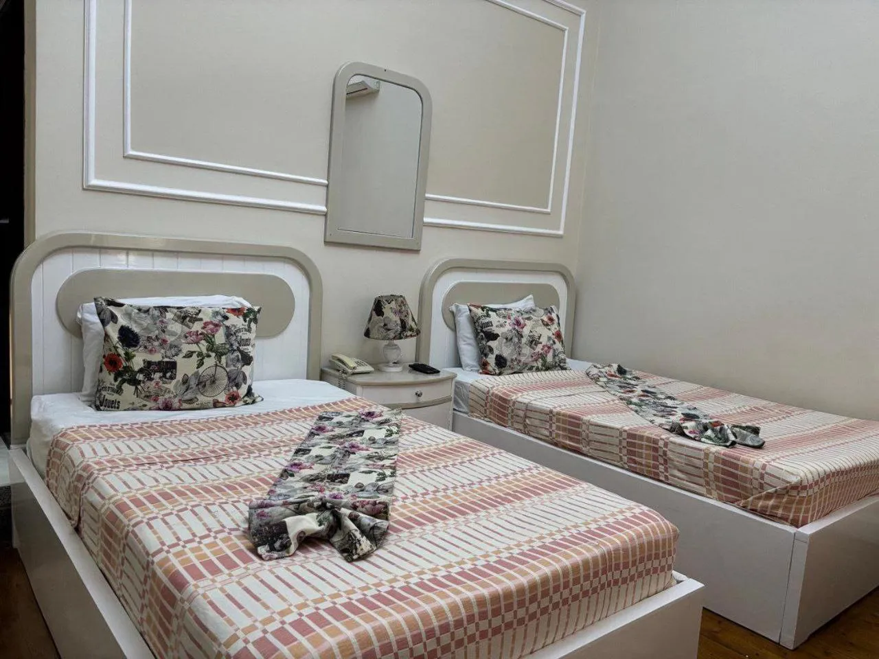 Bed in columbia sky city hotel