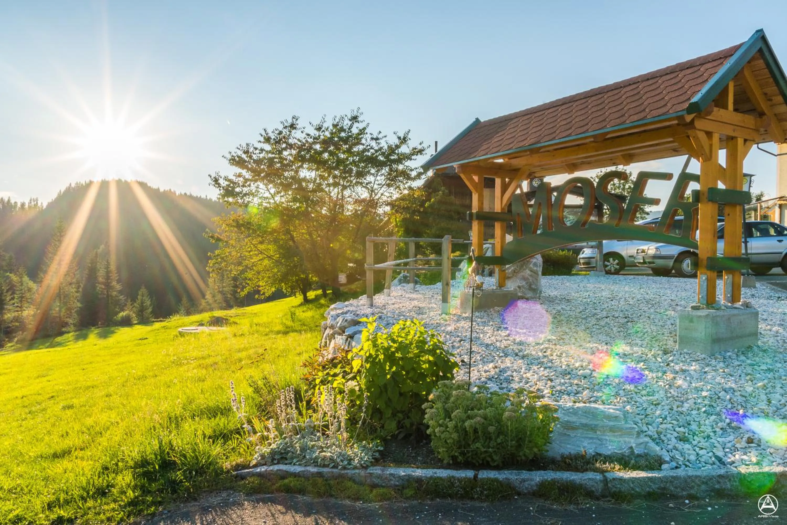 Spring in Alpengasthof Moser