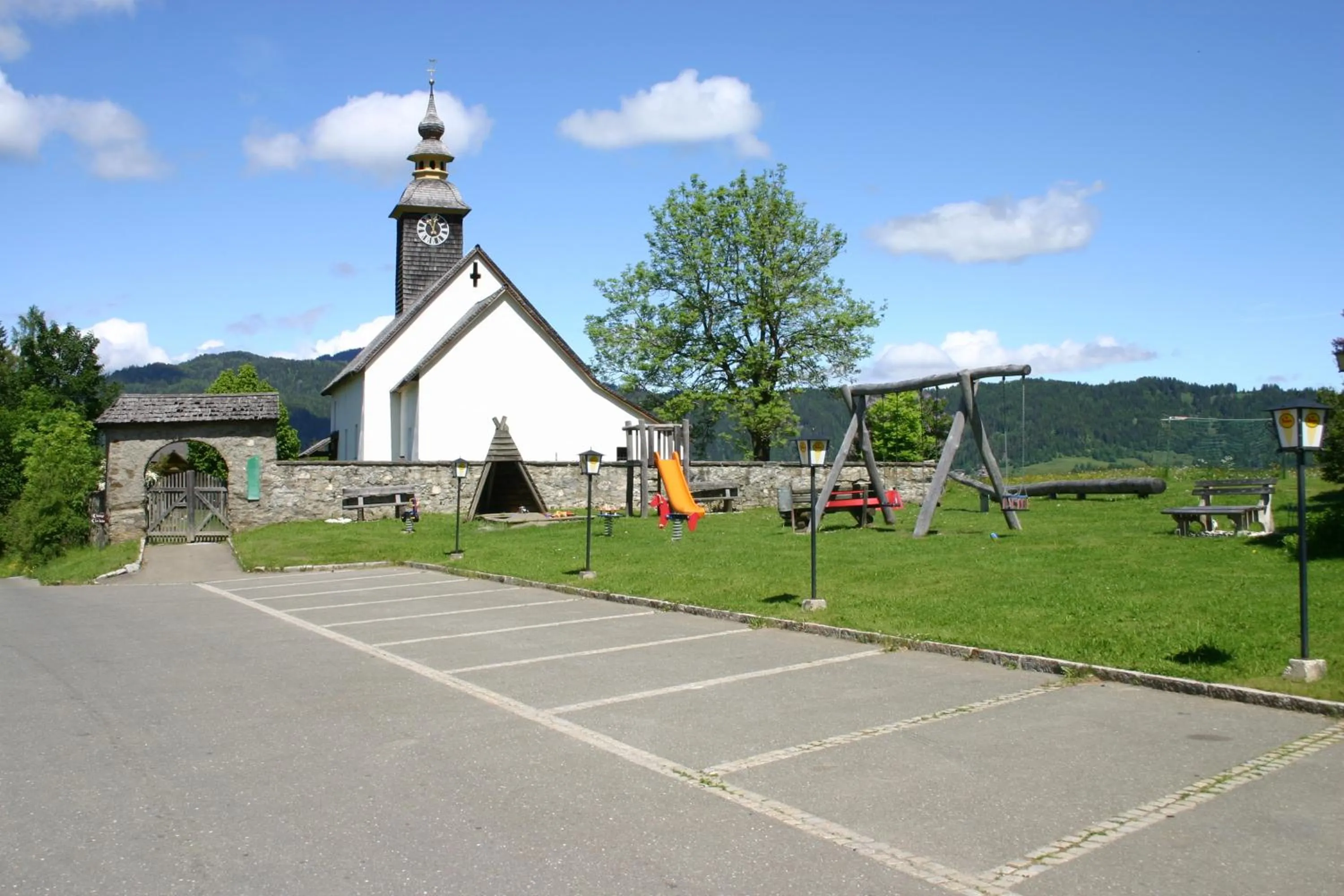 Children play ground in Alpengasthof Moser