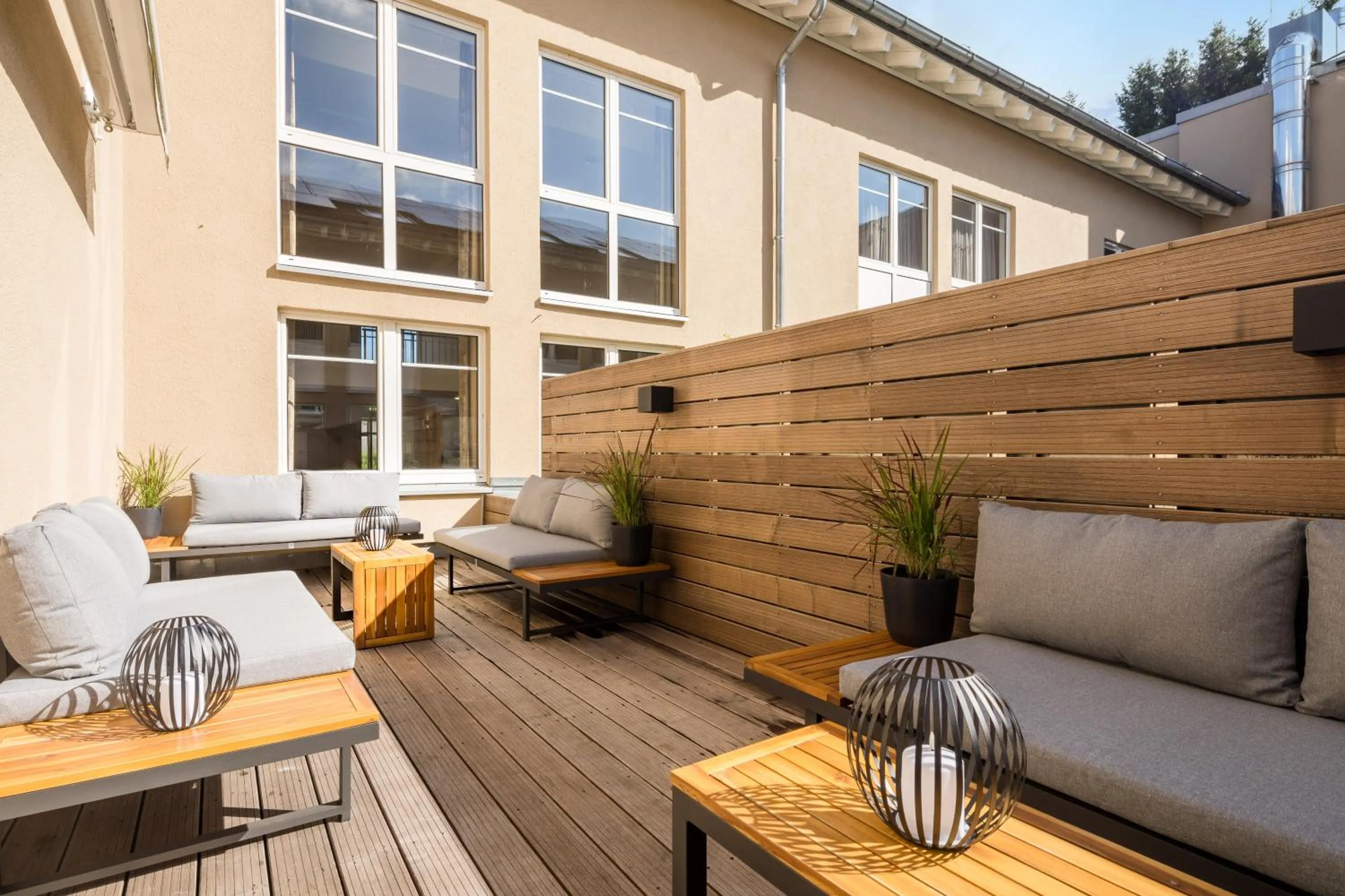 Balcony/Terrace in Best Western Hotel München Airport