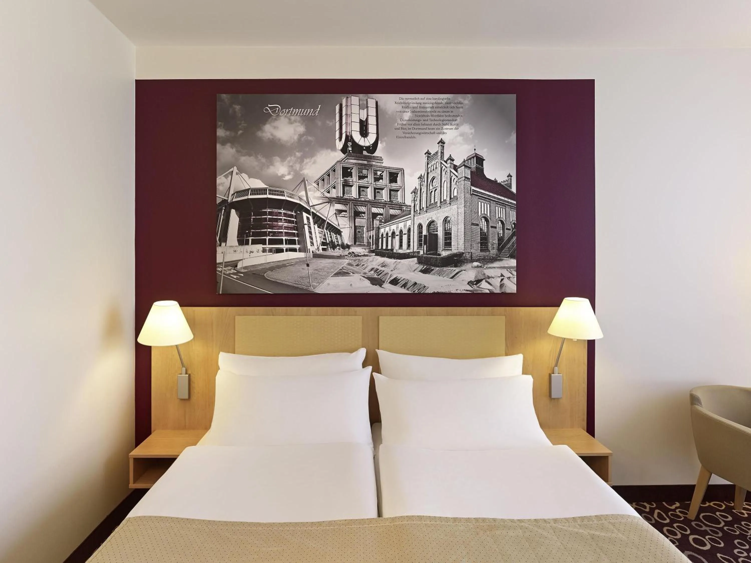 Bedroom, Bed in Mercure Hotel Dortmund City
