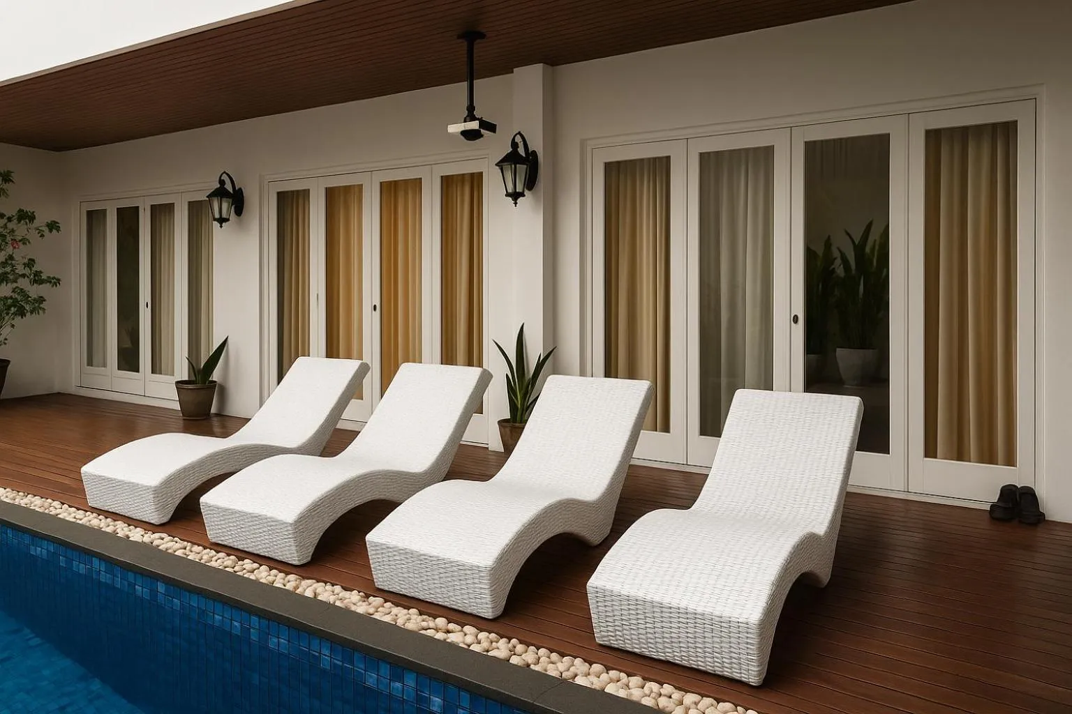 Seating area in Lumiere Hotel Gili Trawangan