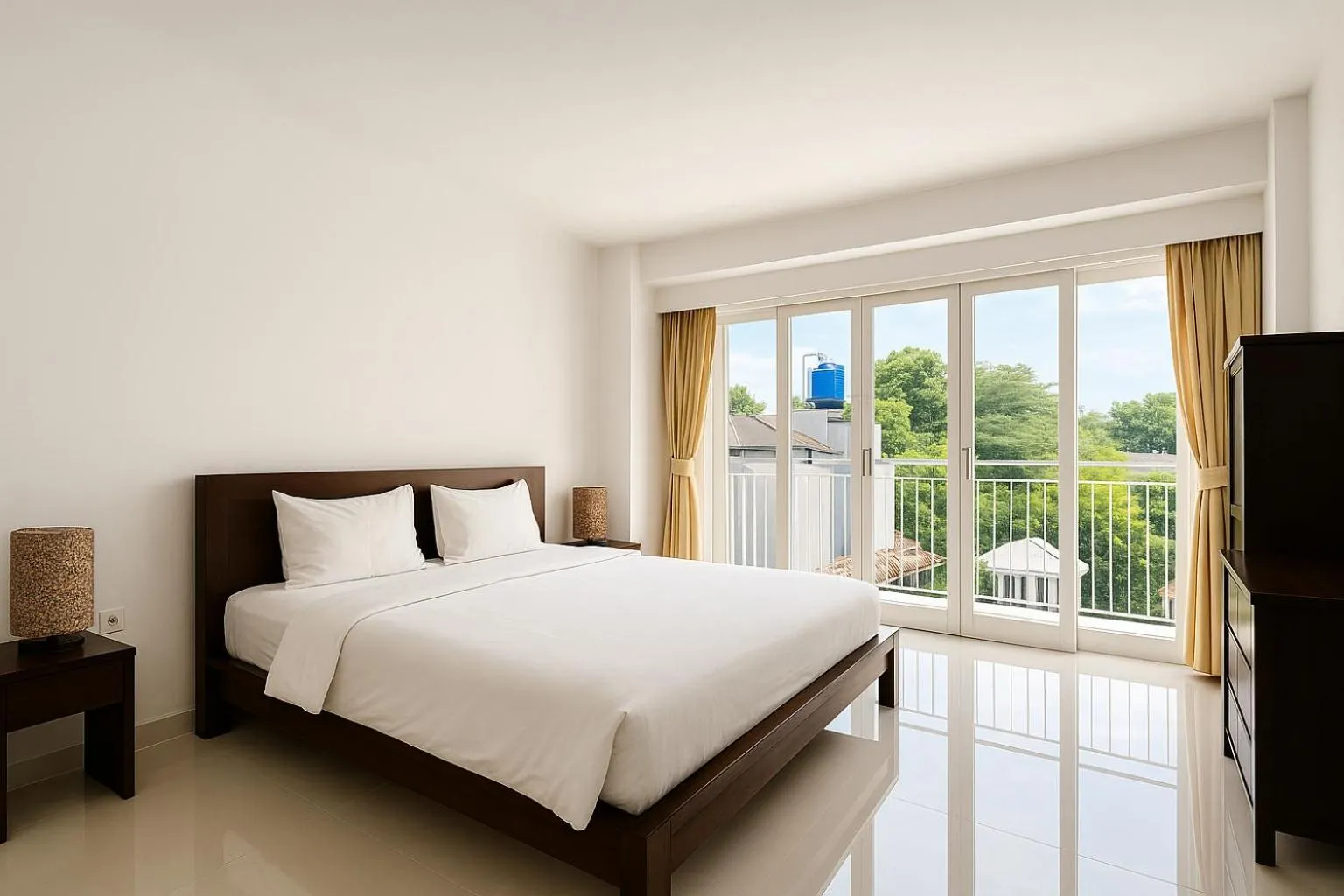 Bed in Lumiere Hotel Gili Trawangan