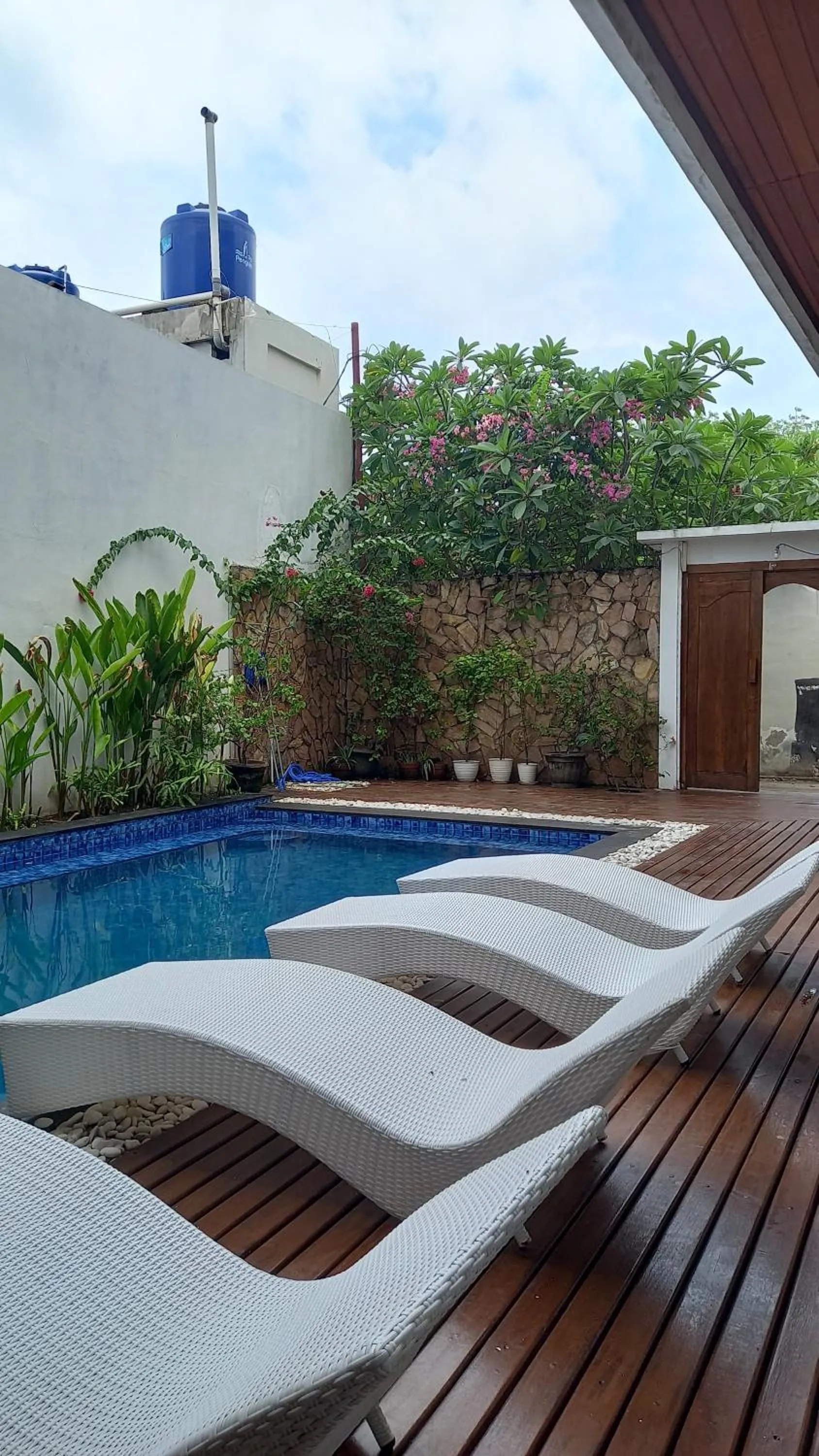 Patio in Lumiere Hotel Gili Trawangan