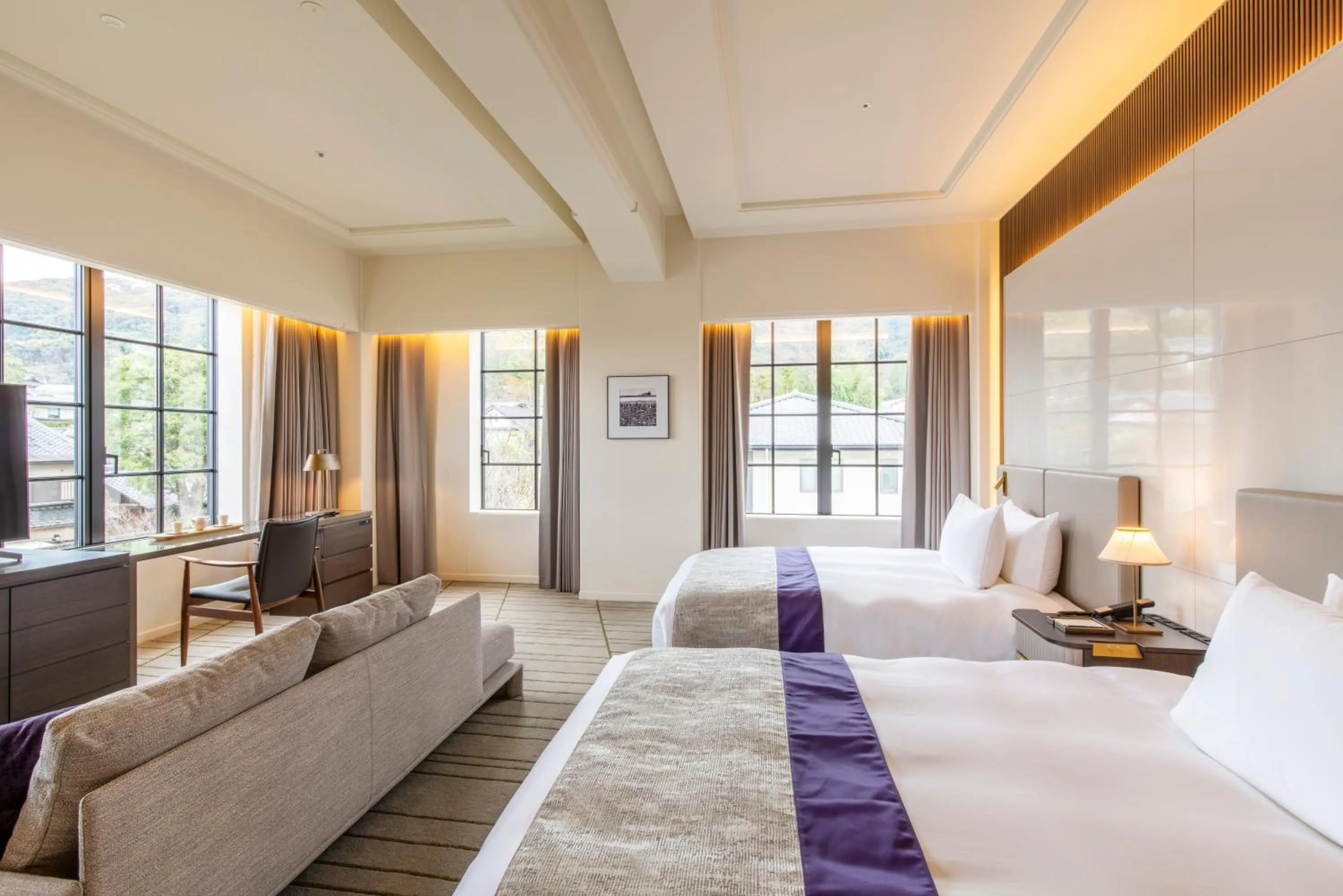 Photo of the whole room, Bed in The Hotel Seiryu Kyoto Kiyomizu - a member of the Leading Hotels of the World-