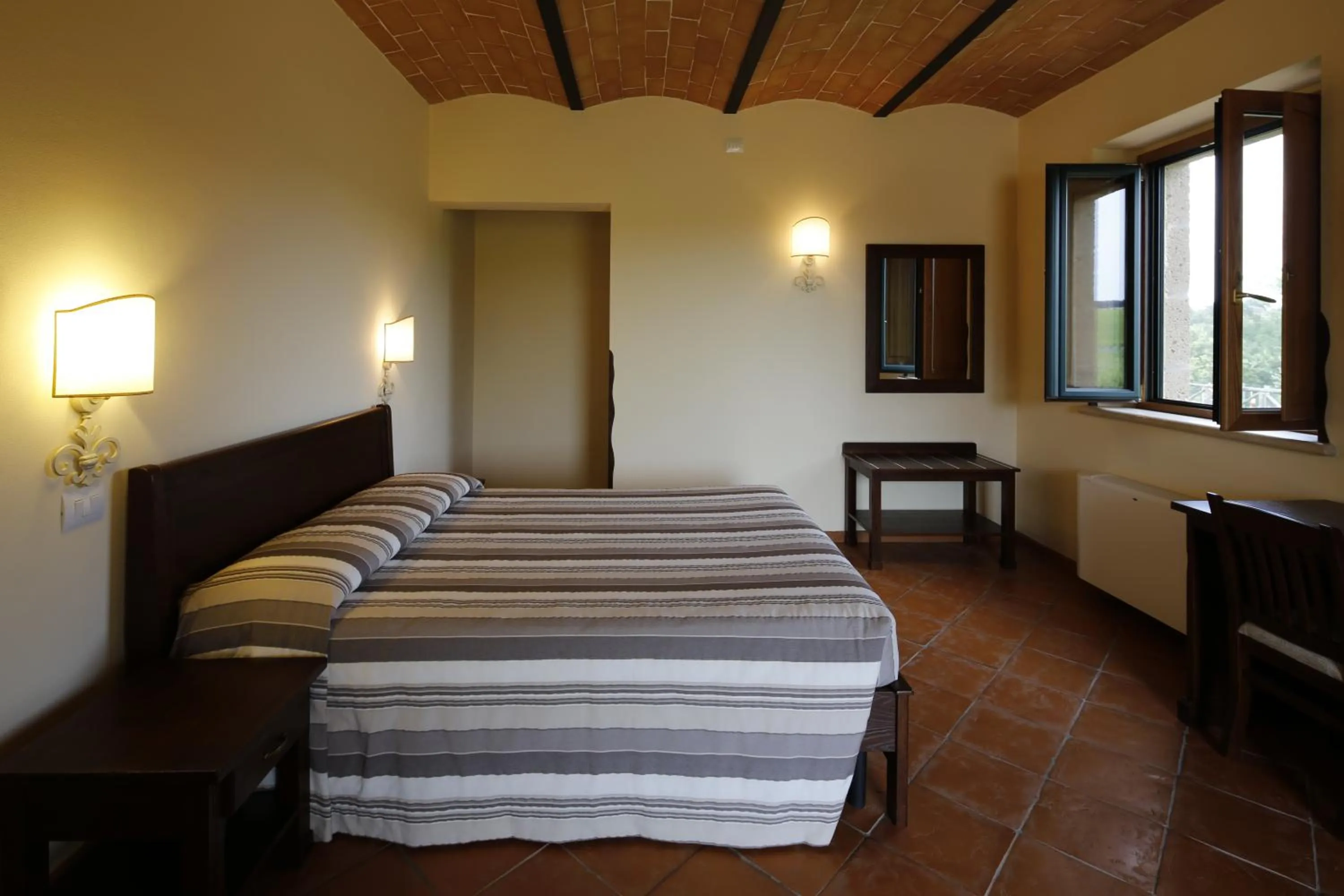 Photo of the whole room, Bed in Agriturismo Poggio Al Tufo