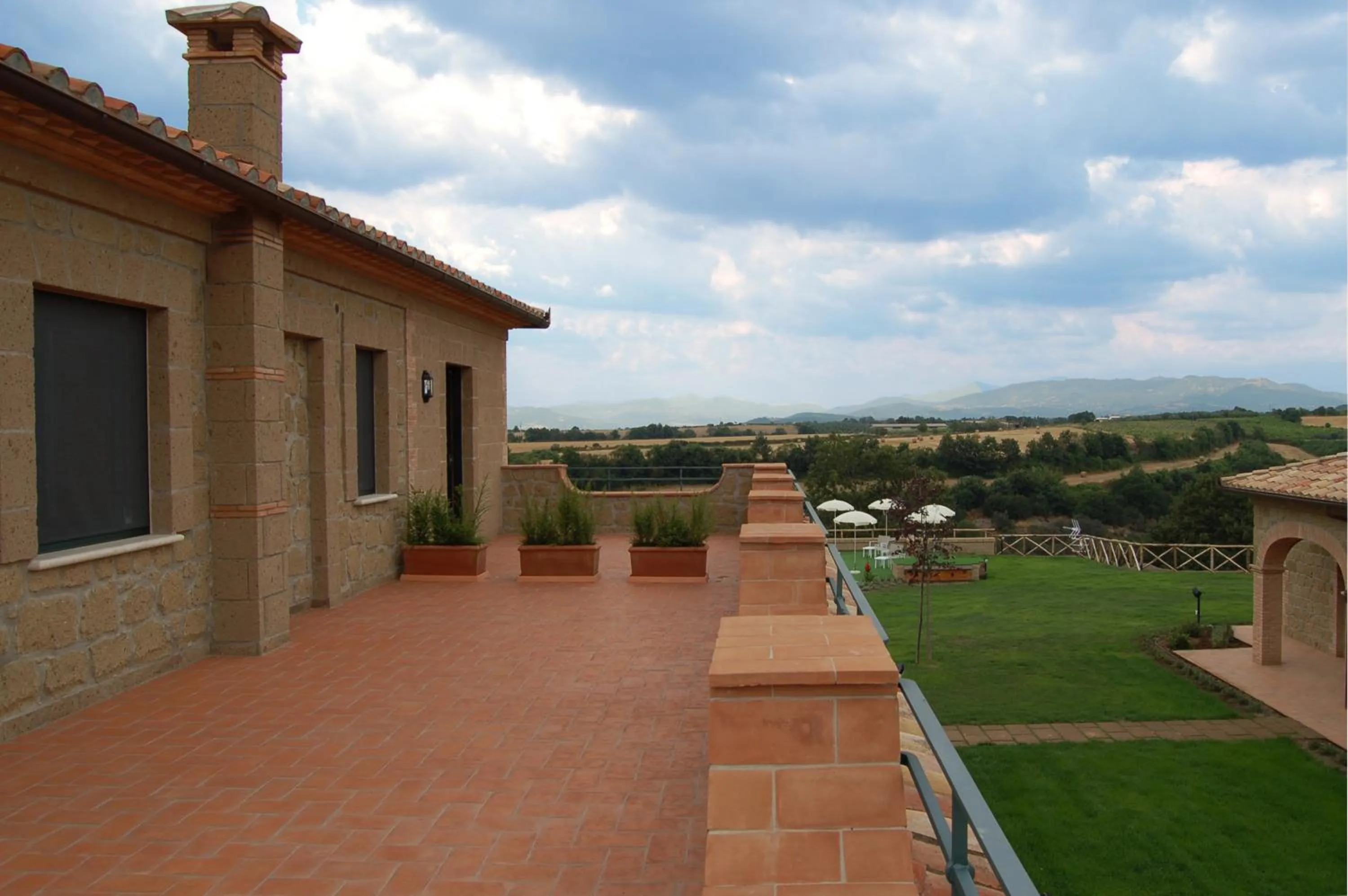 Garden view in Agriturismo Poggio Al Tufo
