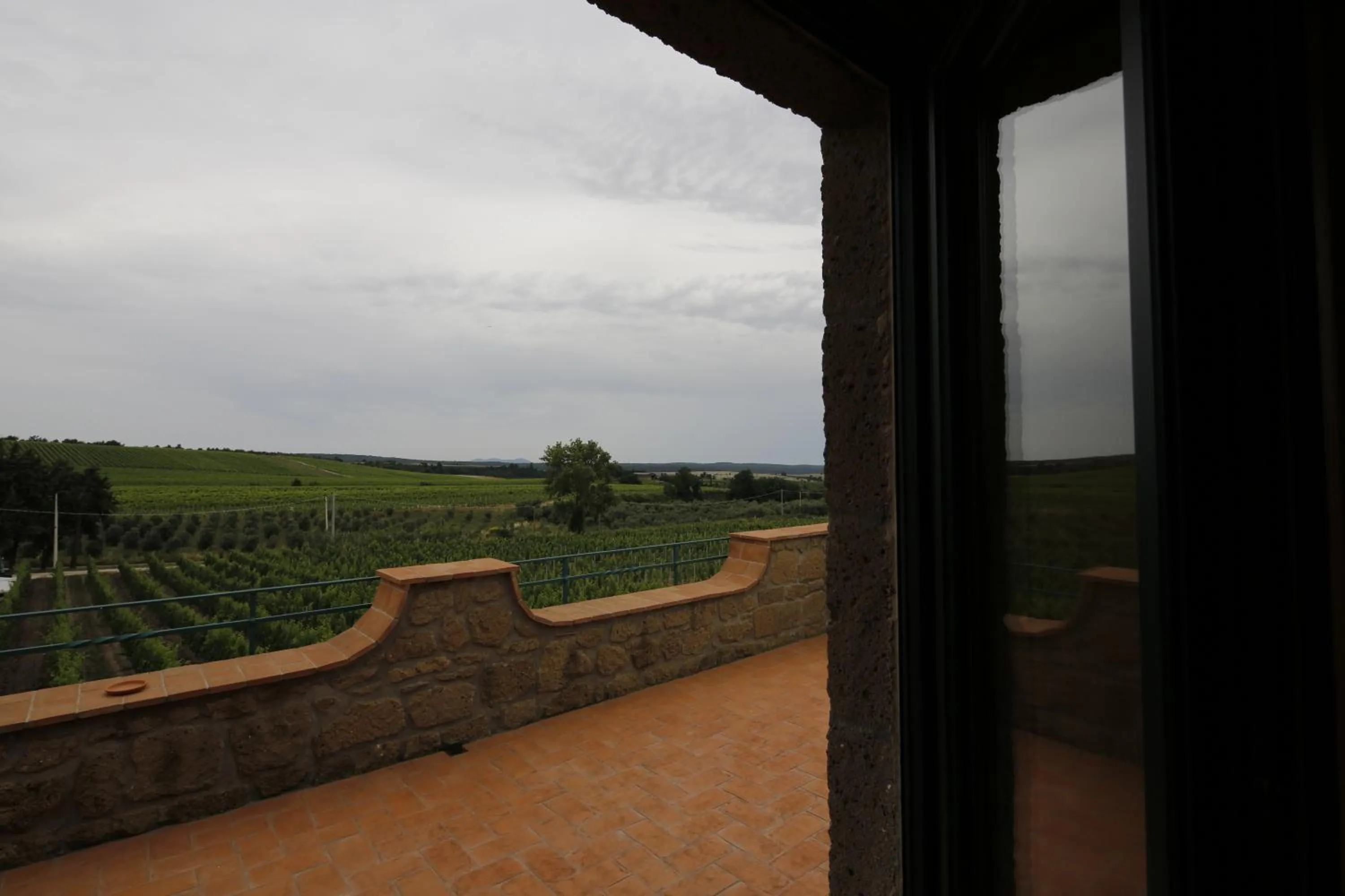 Balcony/Terrace in Agriturismo Poggio Al Tufo