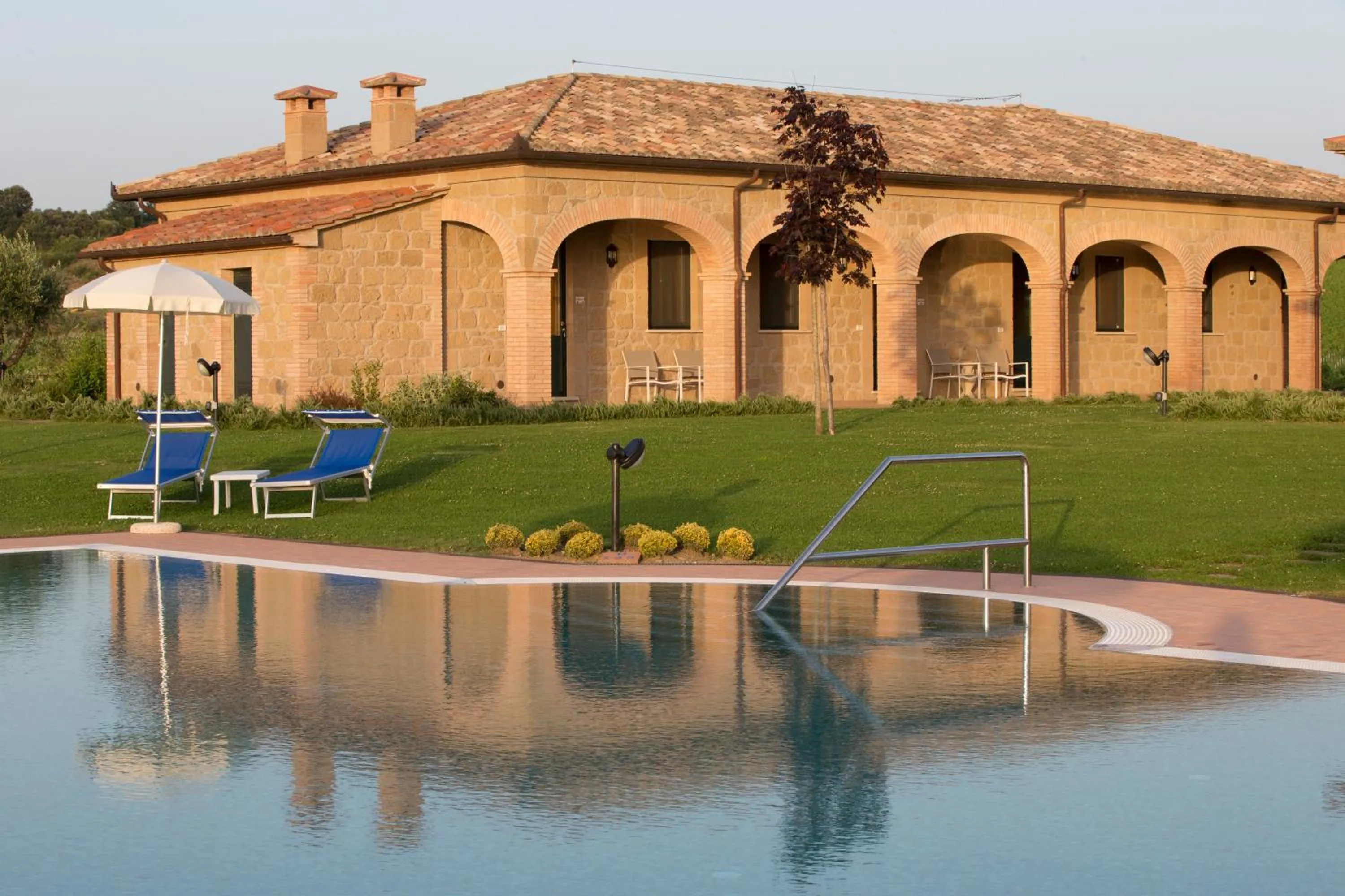 Pool view in Agriturismo Poggio Al Tufo