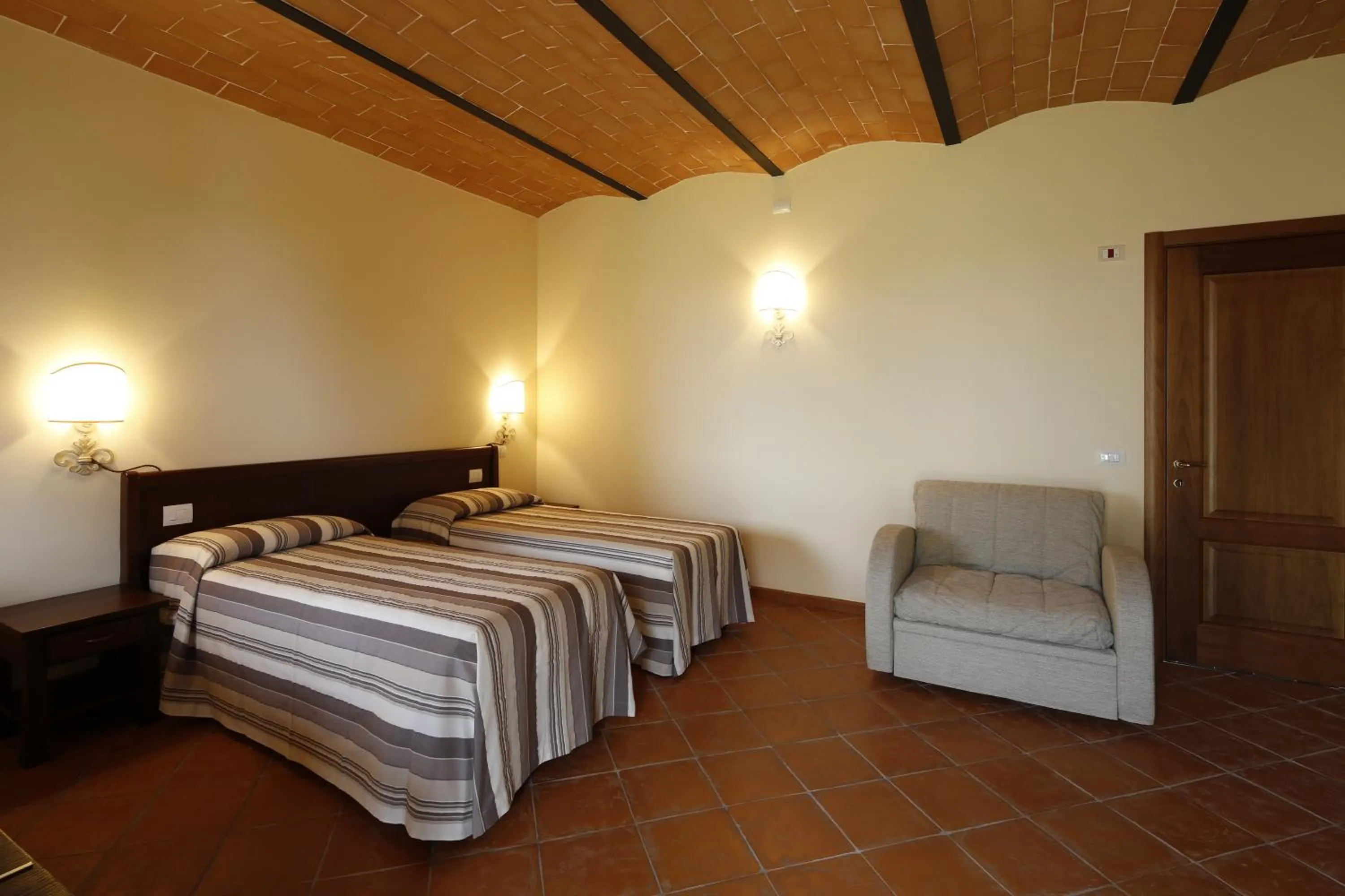 Photo of the whole room, Bed in Agriturismo Poggio Al Tufo