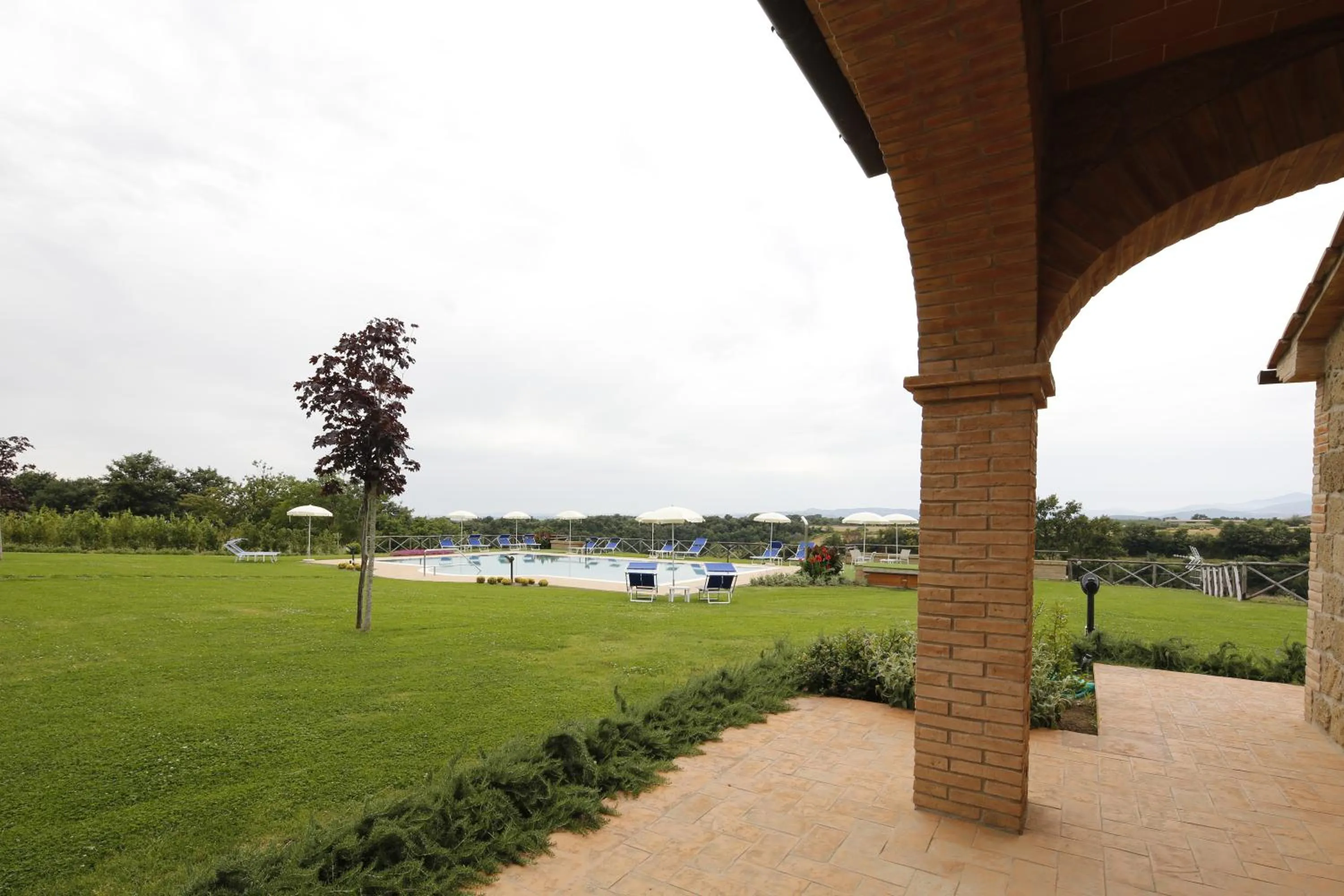 Garden view in Agriturismo Poggio Al Tufo