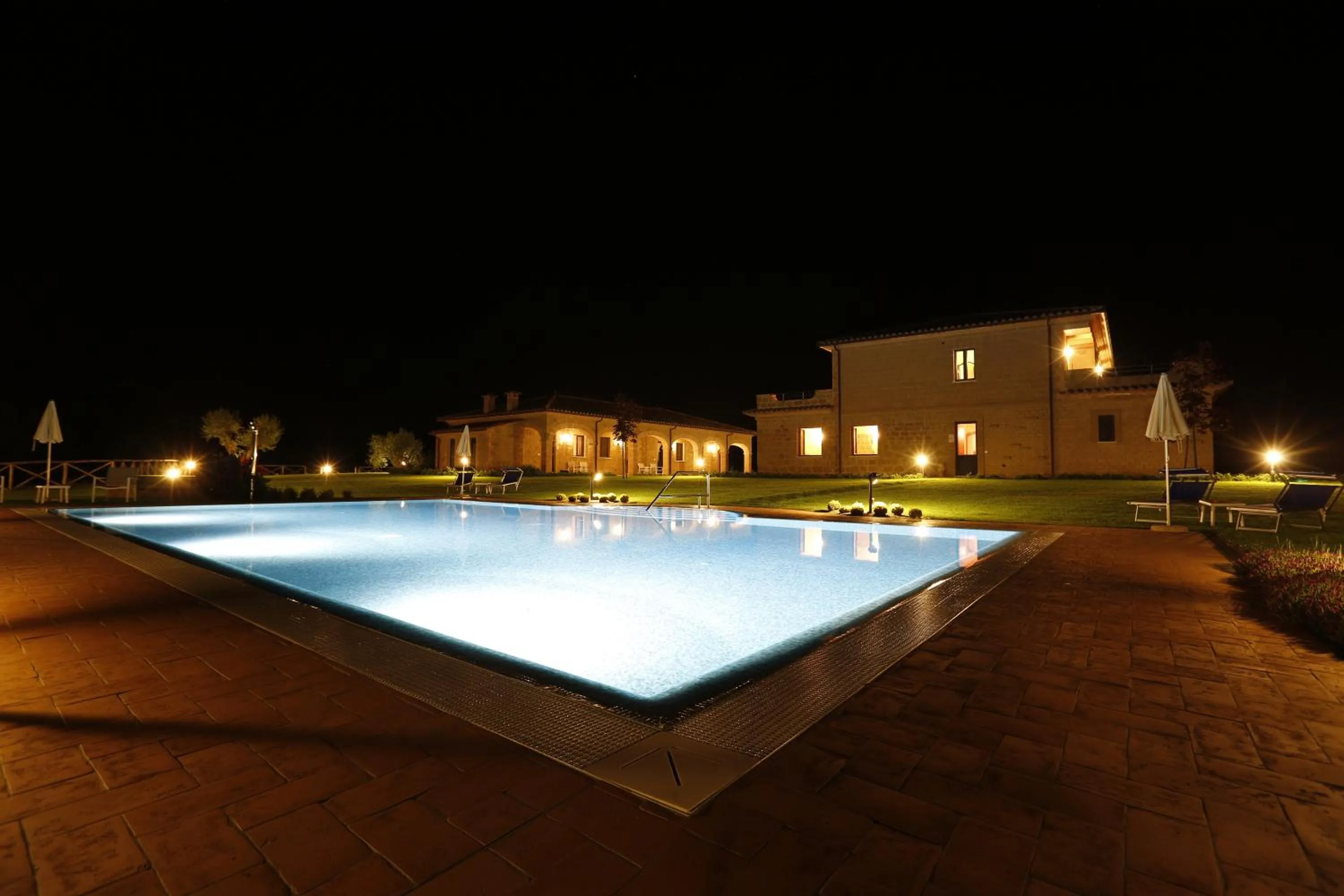 Pool view in Agriturismo Poggio Al Tufo