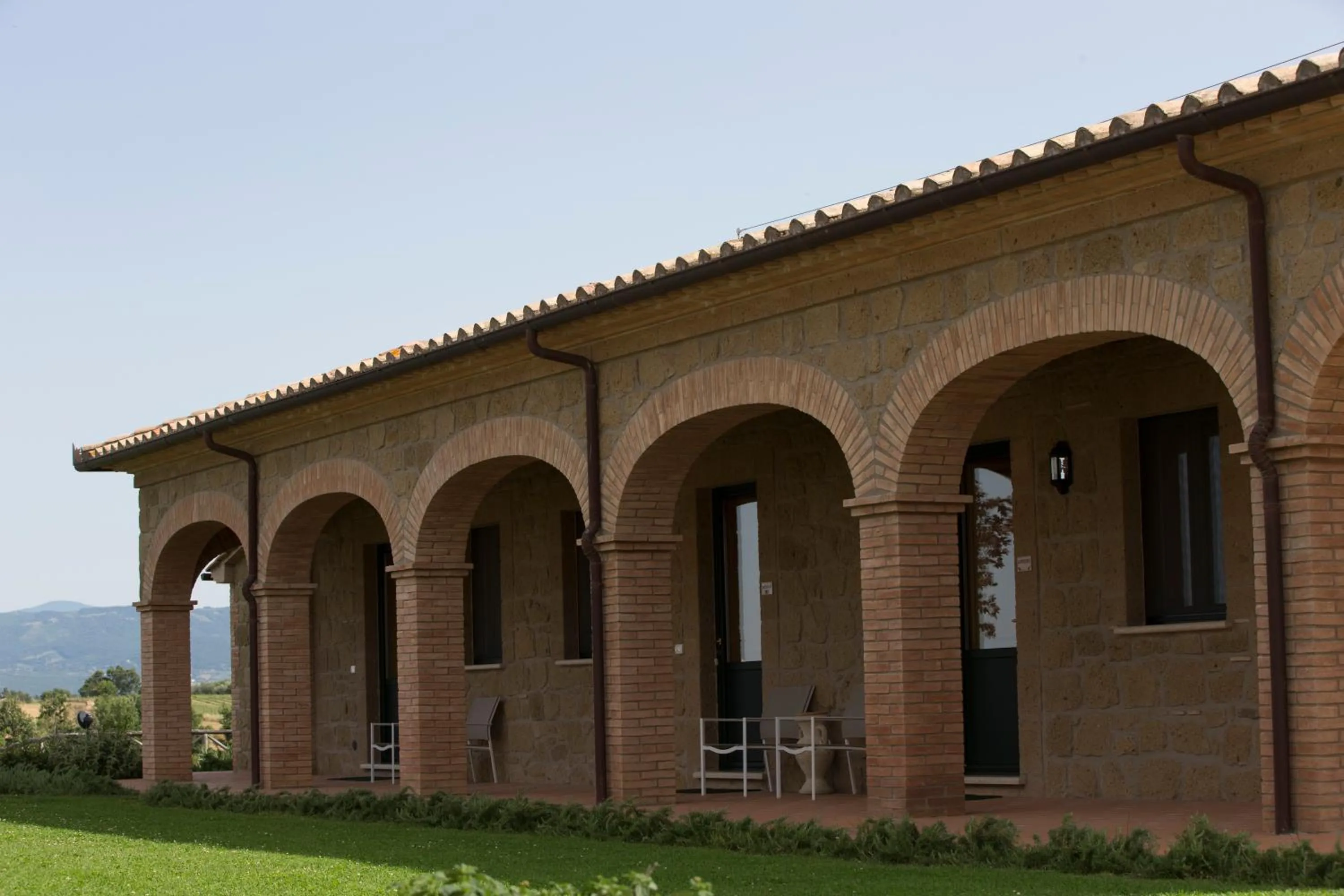 Balcony/Terrace in Agriturismo Poggio Al Tufo