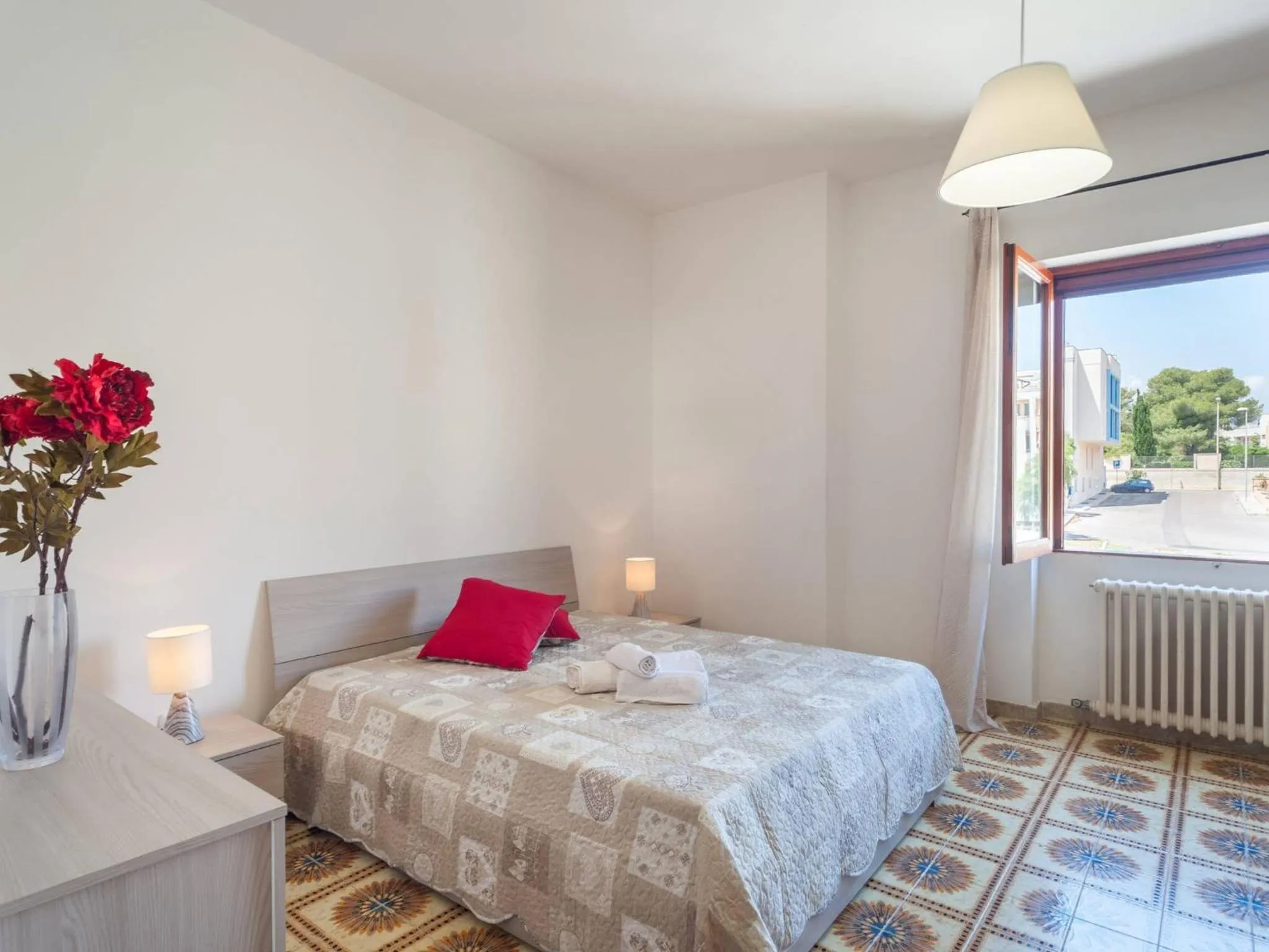 Bedroom in Elegant Apartment With Sea View In Otranto, Wifi, Air Conditioning And Parking
