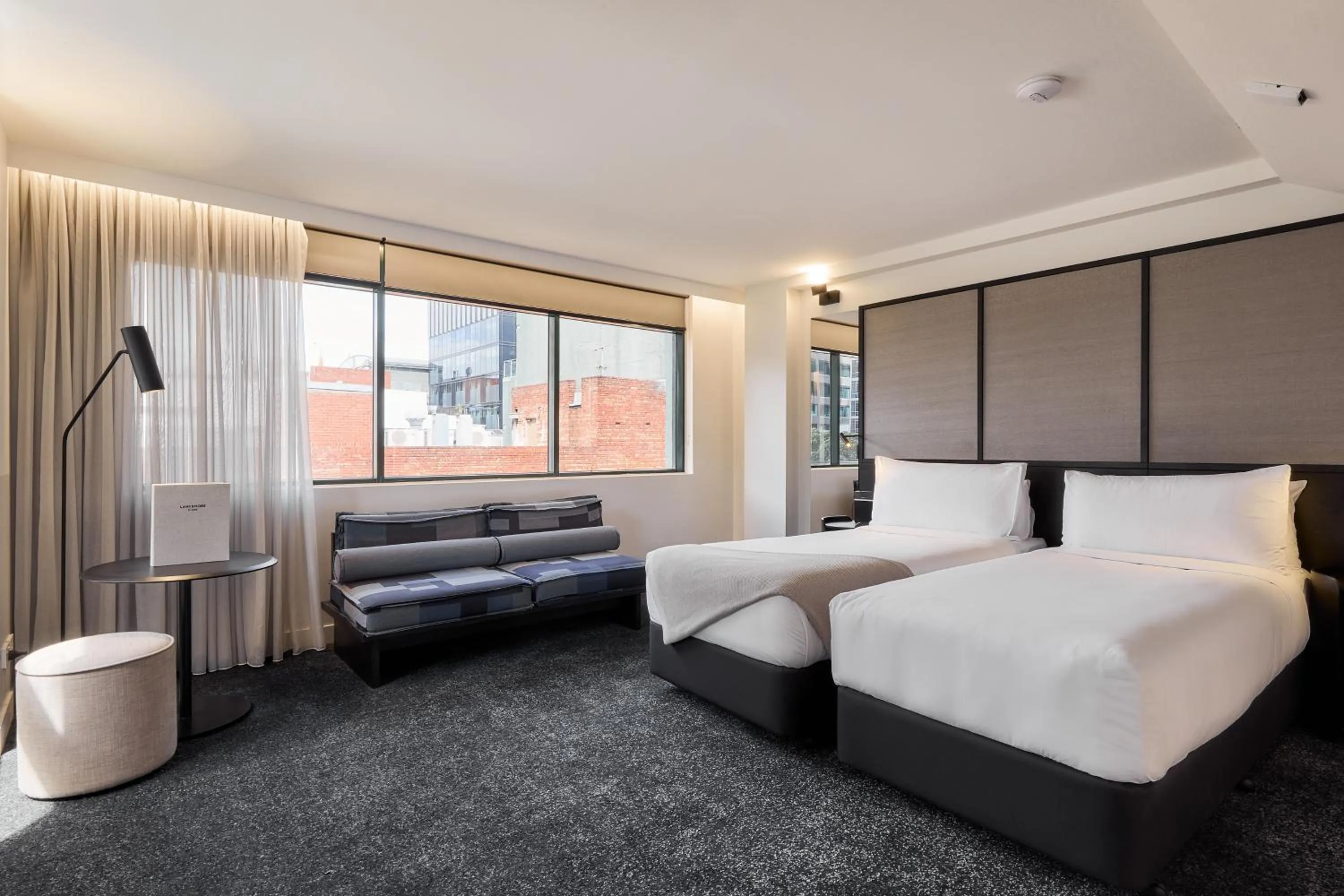 Bedroom, Bed in Lancemore Crossley St. Melbourne