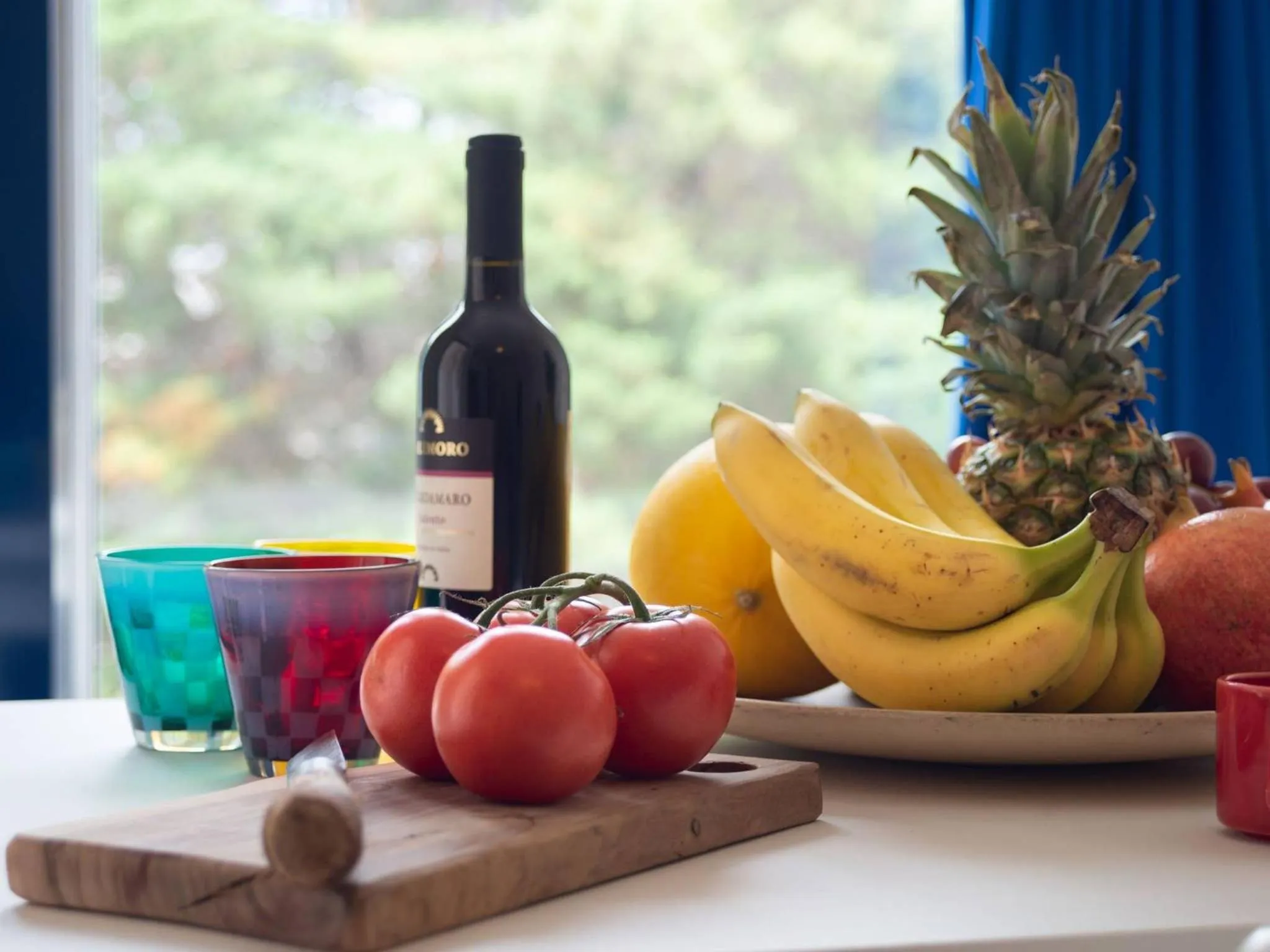 Dining area in Bright Apartment asia Near The Beach In Otranto