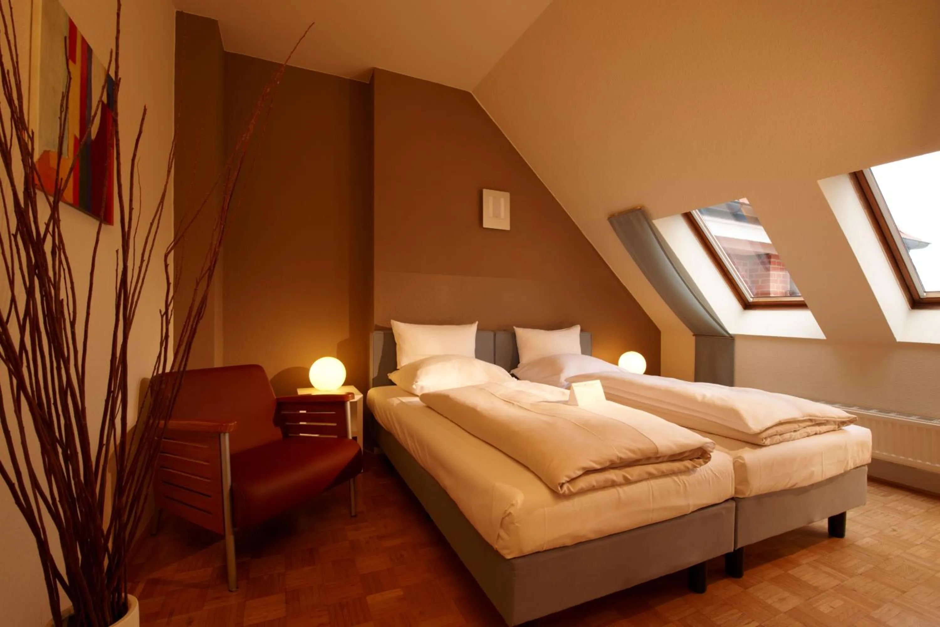 Bed in Gästeresidenz Pelikan Viertel Hannover