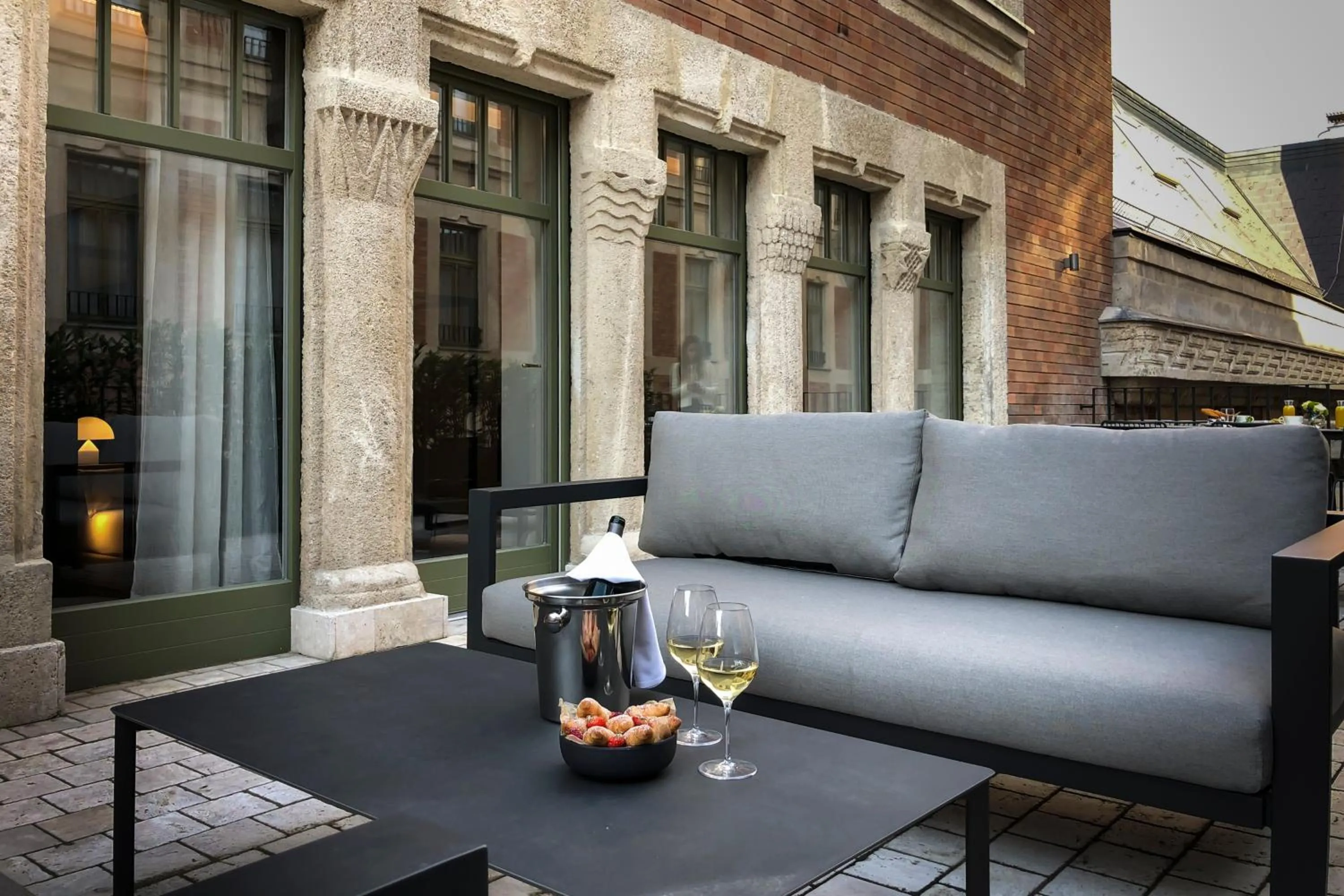 Balcony/Terrace in Kozmo Hotel Suites & Spa - Small Luxury Hotels of the World