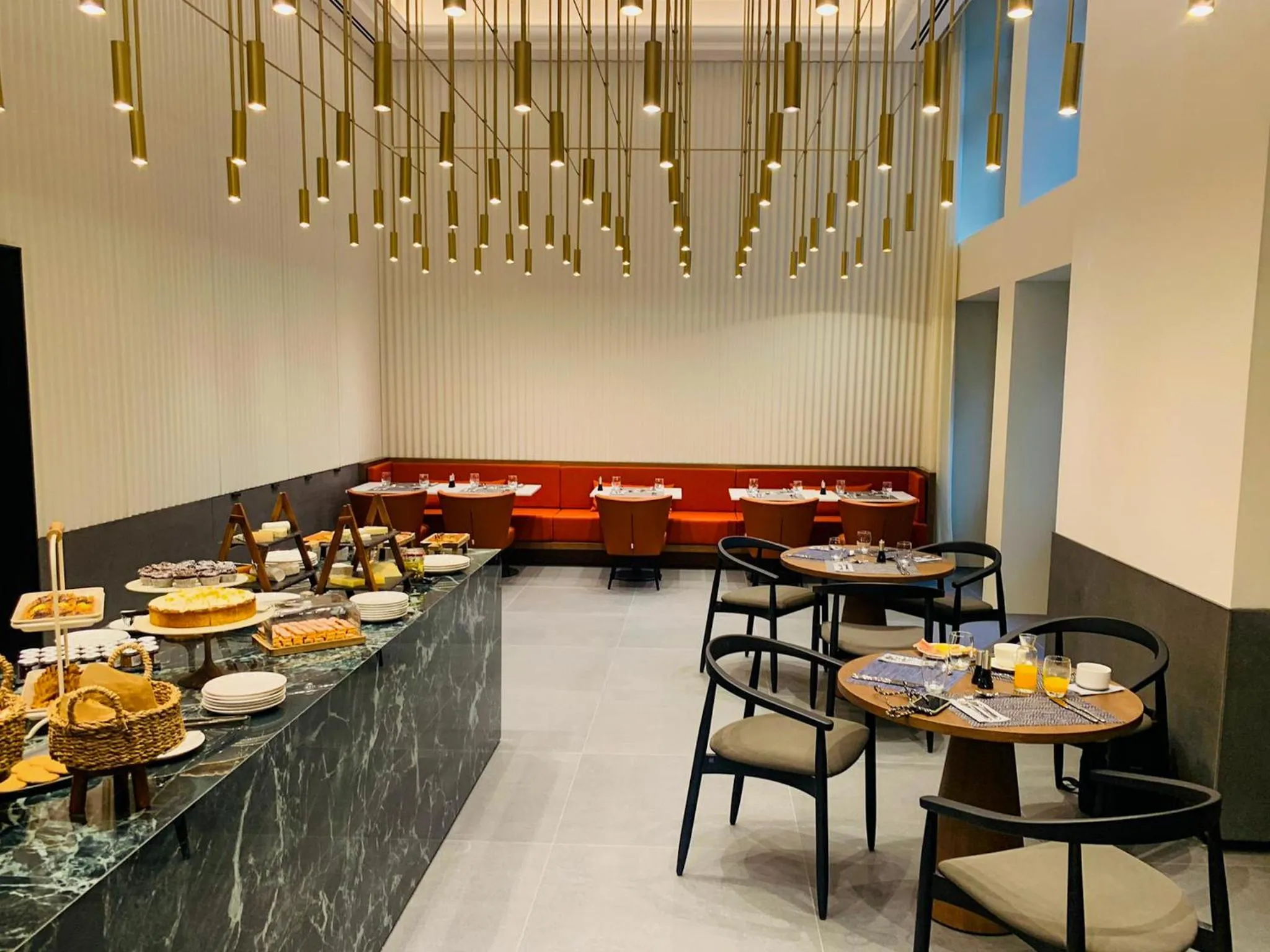 Buffet breakfast in Kozmo Hotel Suites & Spa - Small Luxury Hotels of the World