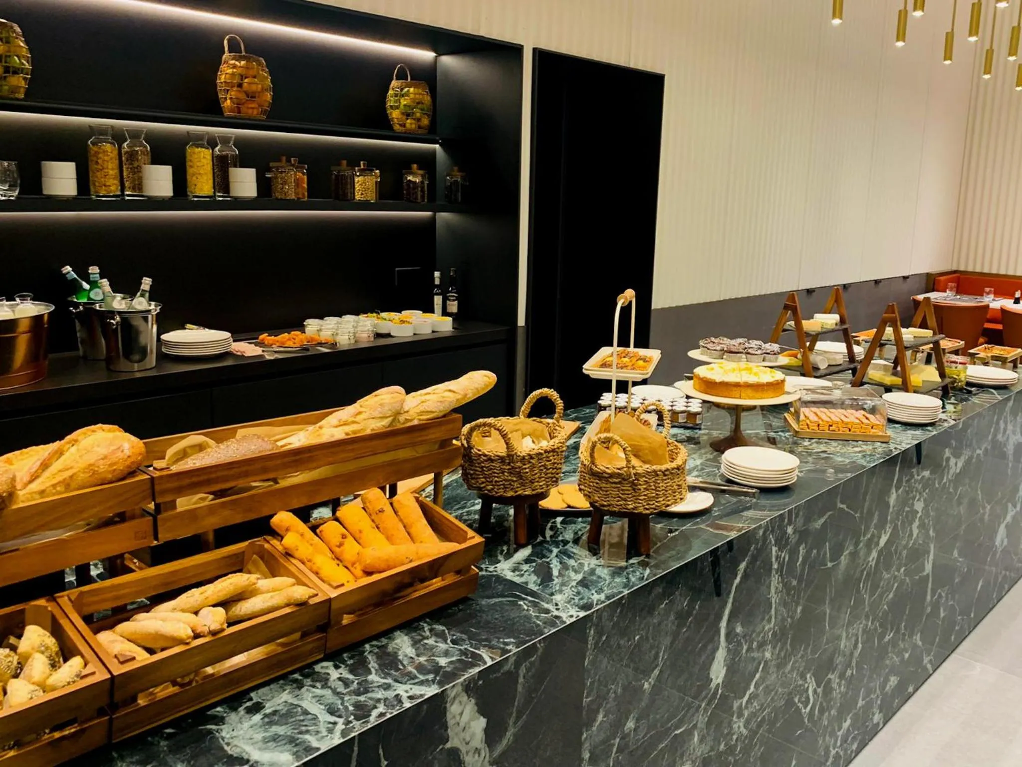 Buffet breakfast in Kozmo Hotel Suites & Spa - Small Luxury Hotels of the World