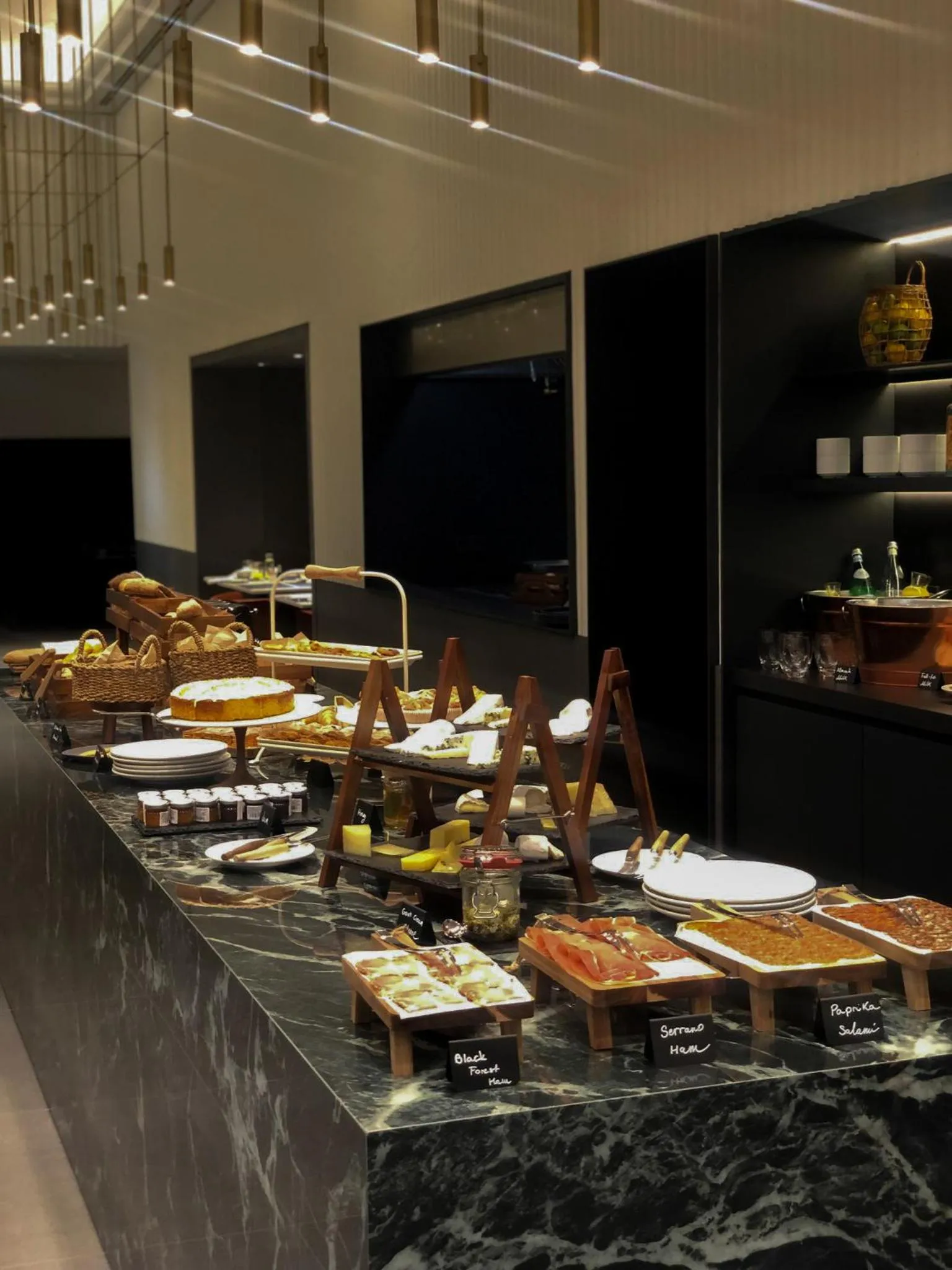 Buffet breakfast in Kozmo Hotel Suites & Spa - Small Luxury Hotels of the World