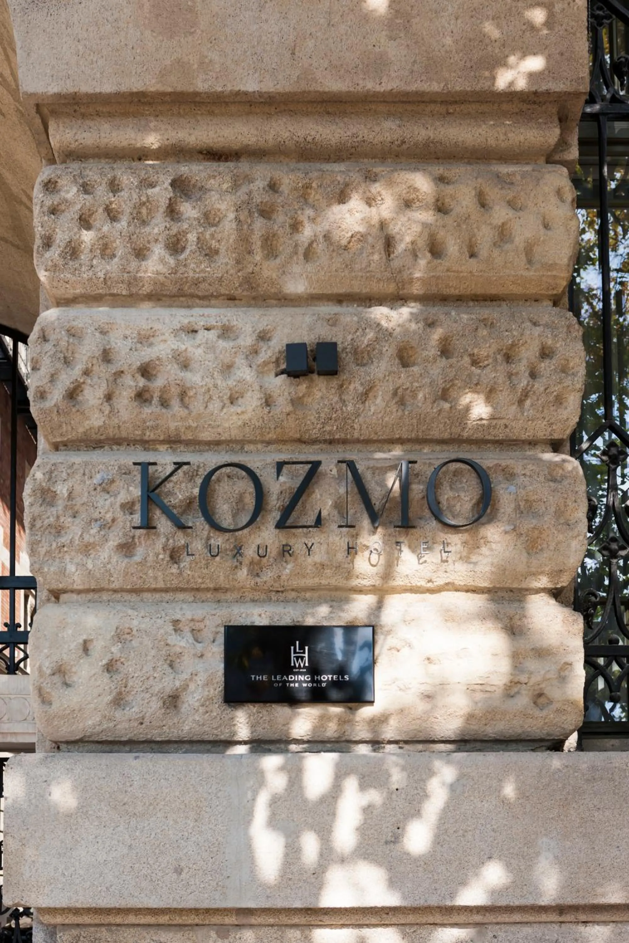 Property logo or sign in Kozmo Hotel Suites & Spa - Small Luxury Hotels of the World