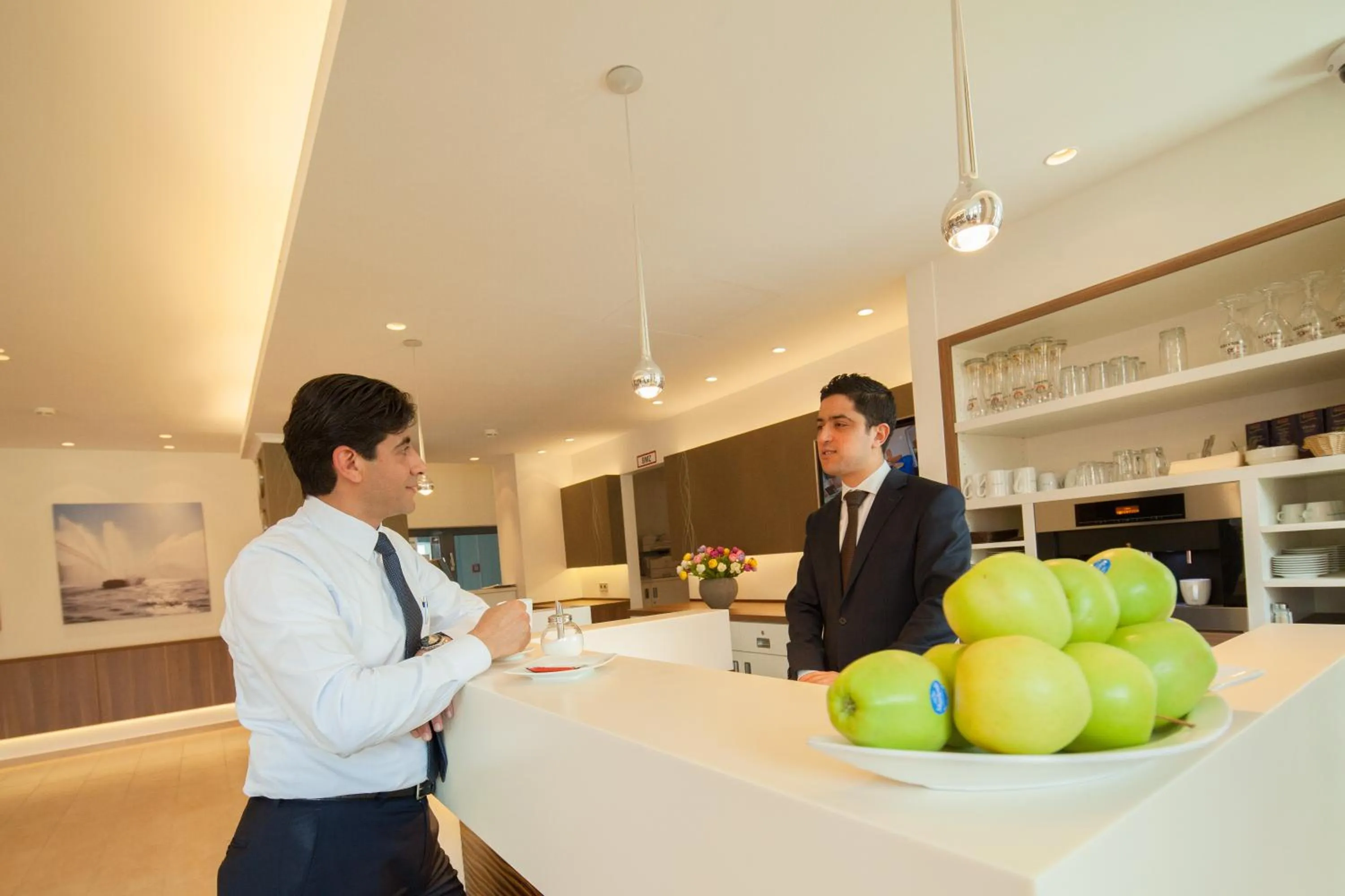 Lobby or reception in Apartment-Hotel Hamburg Mitte