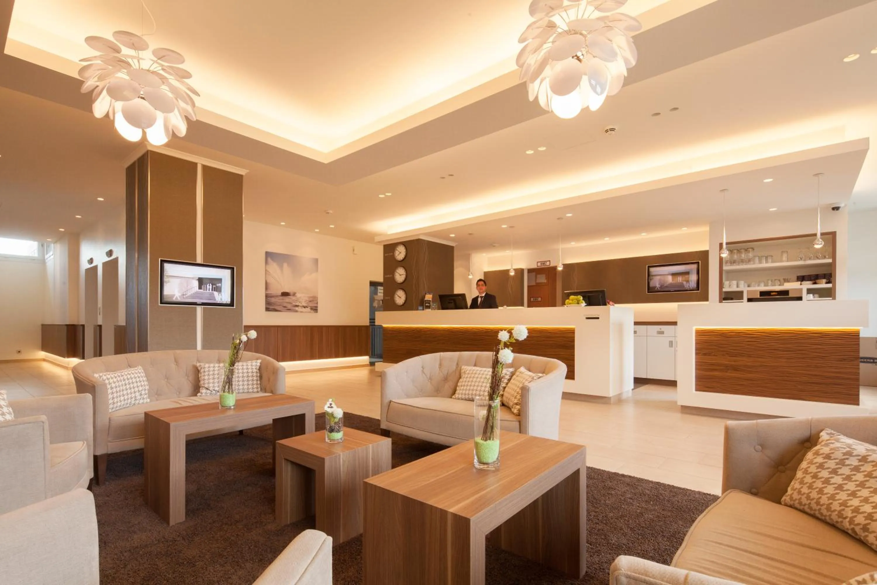 Lobby or reception in Apartment-Hotel Hamburg Mitte