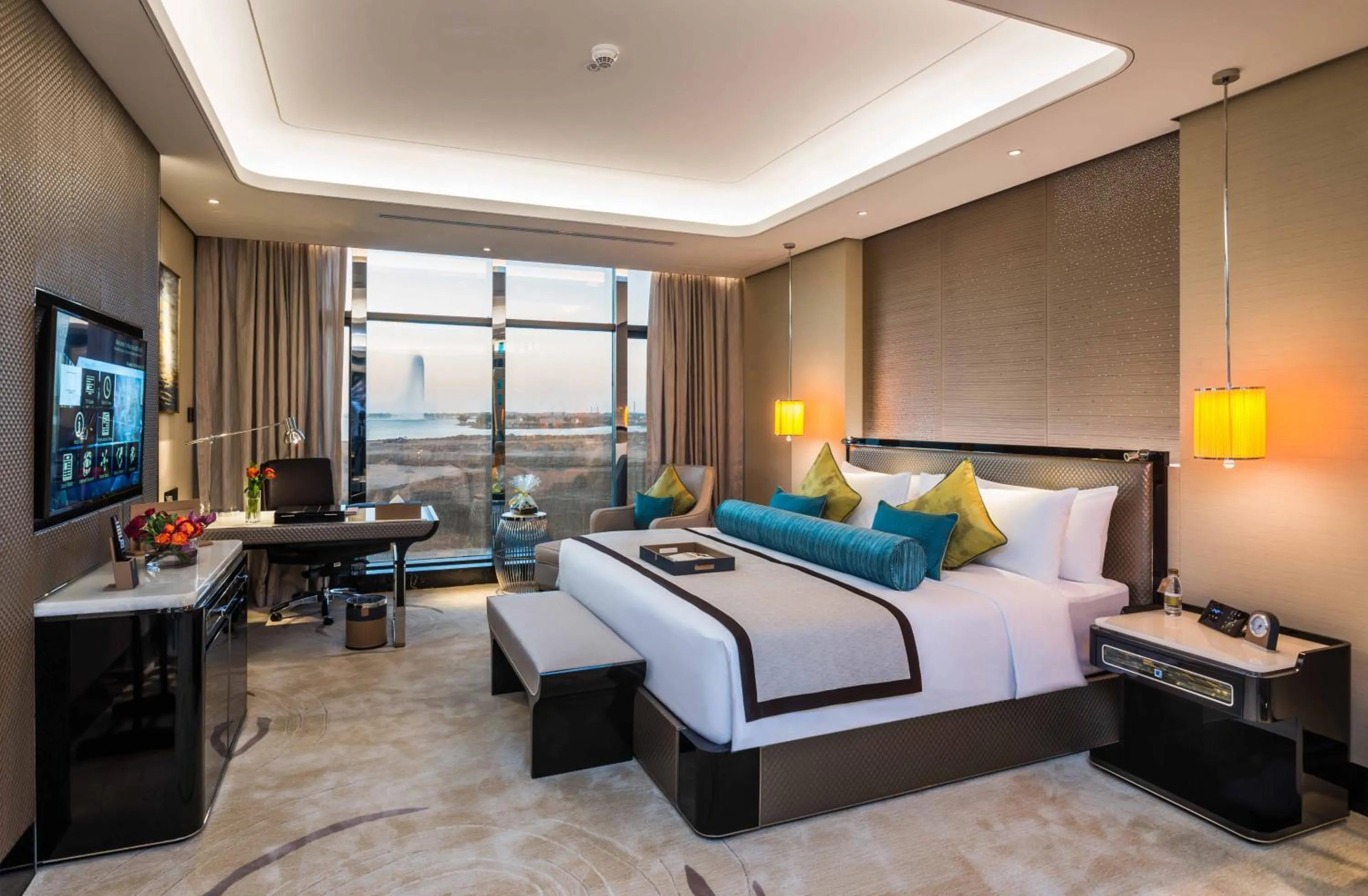 Bed in Narcissus Al Hamra Hotel Jeddah