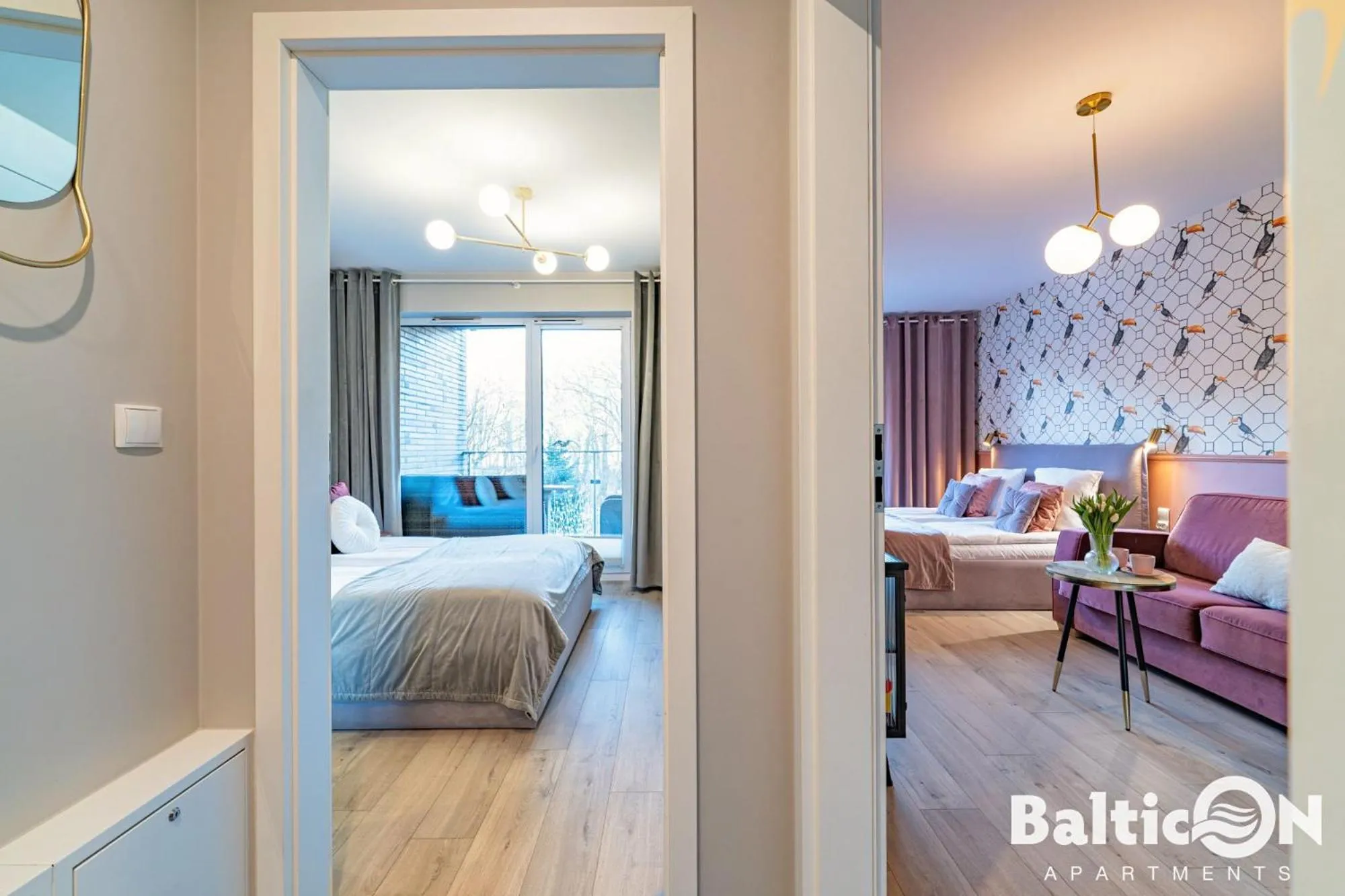 Bed in Apartamenty BalticON Nadmorskie Tarasy