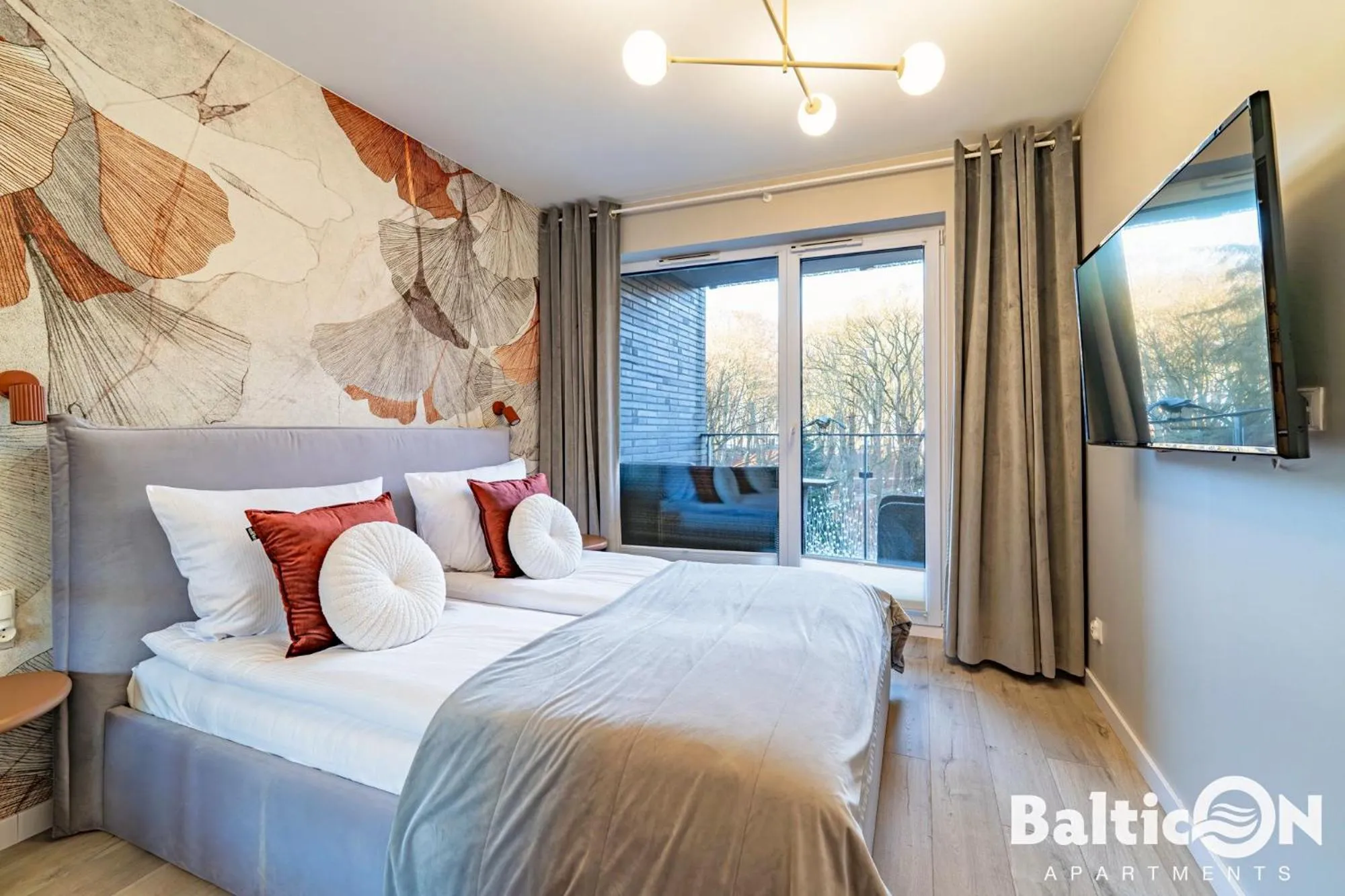 Bed in Apartamenty BalticON Nadmorskie Tarasy