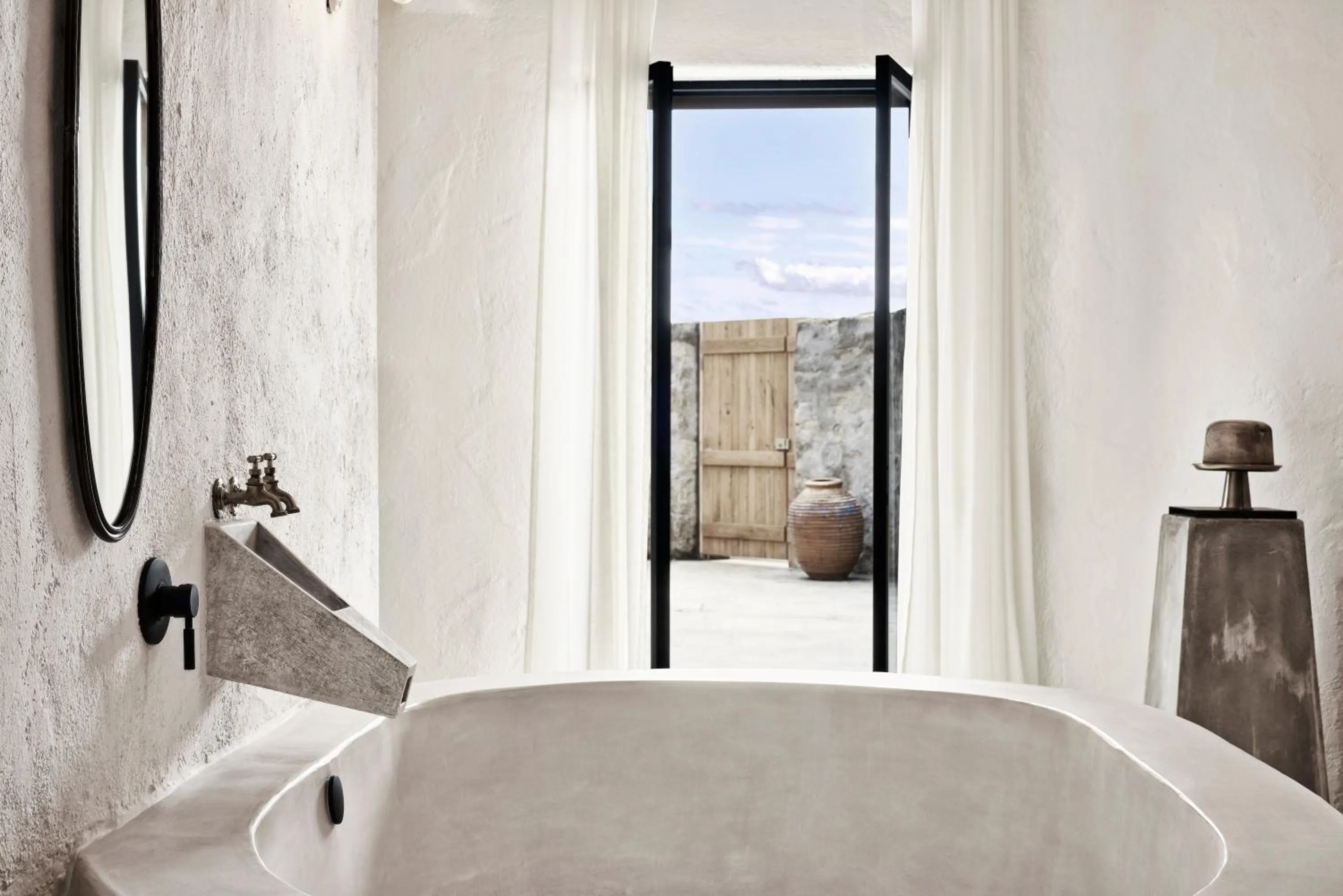 Bath in Nomad Mykonos - Small Luxury Hotels of the World