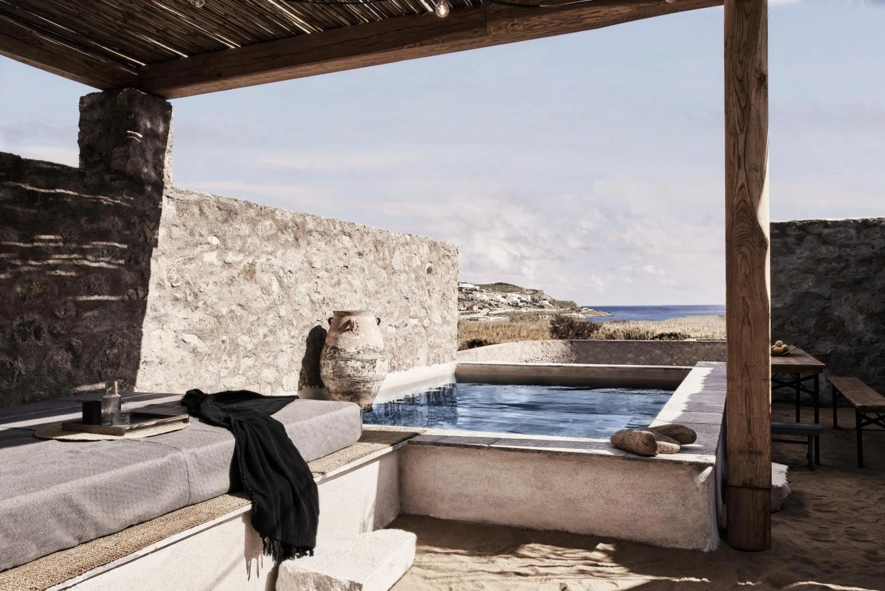 Balcony/Terrace in Nomad Mykonos - Small Luxury Hotels of the World