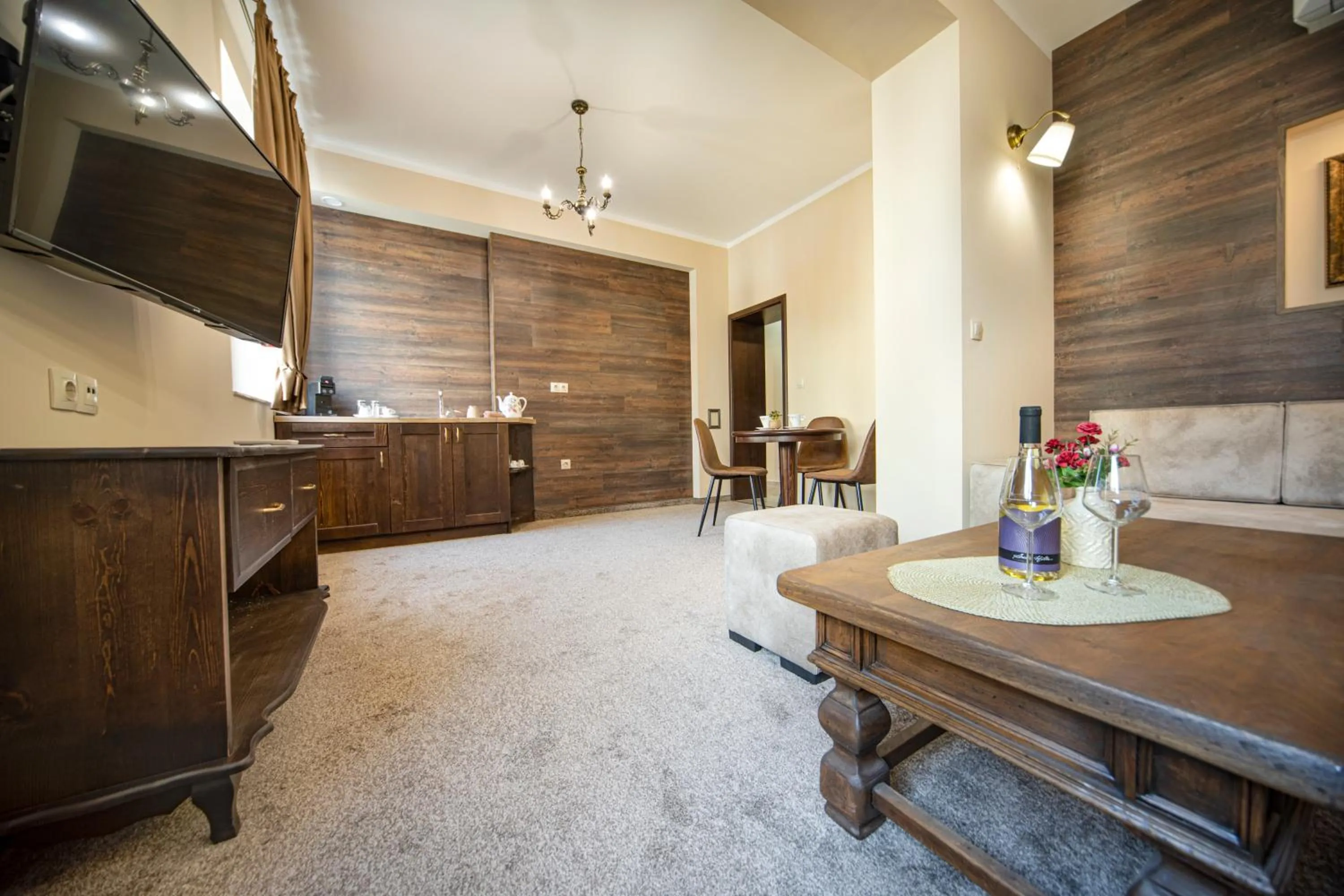 TV and multimedia in Hotel Antique - free private parking