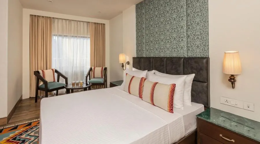 Bed in Lemon Tree Premier, Rishikesh