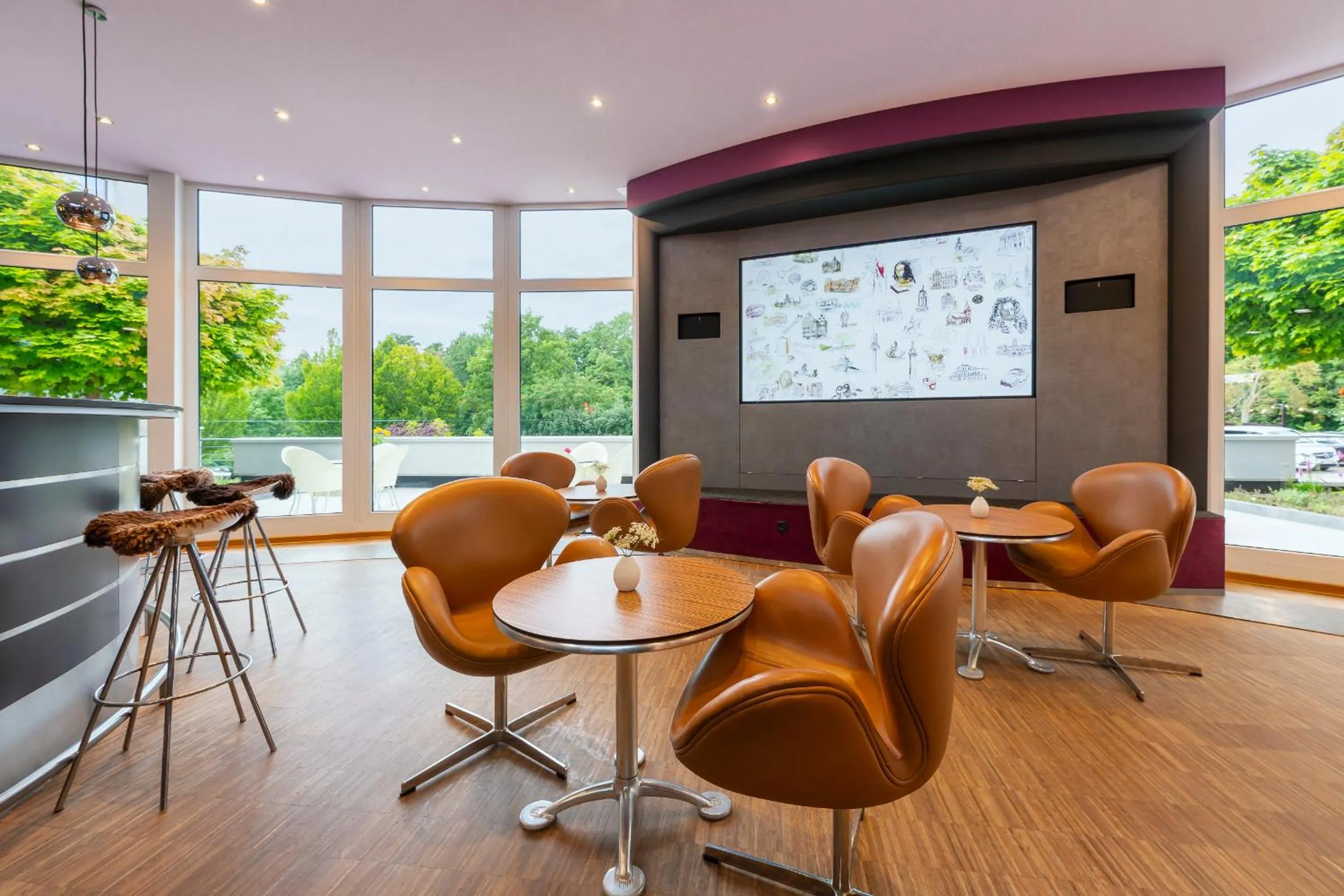 Lobby or reception in Designhotel + CongressCentrum Wienecke XI.