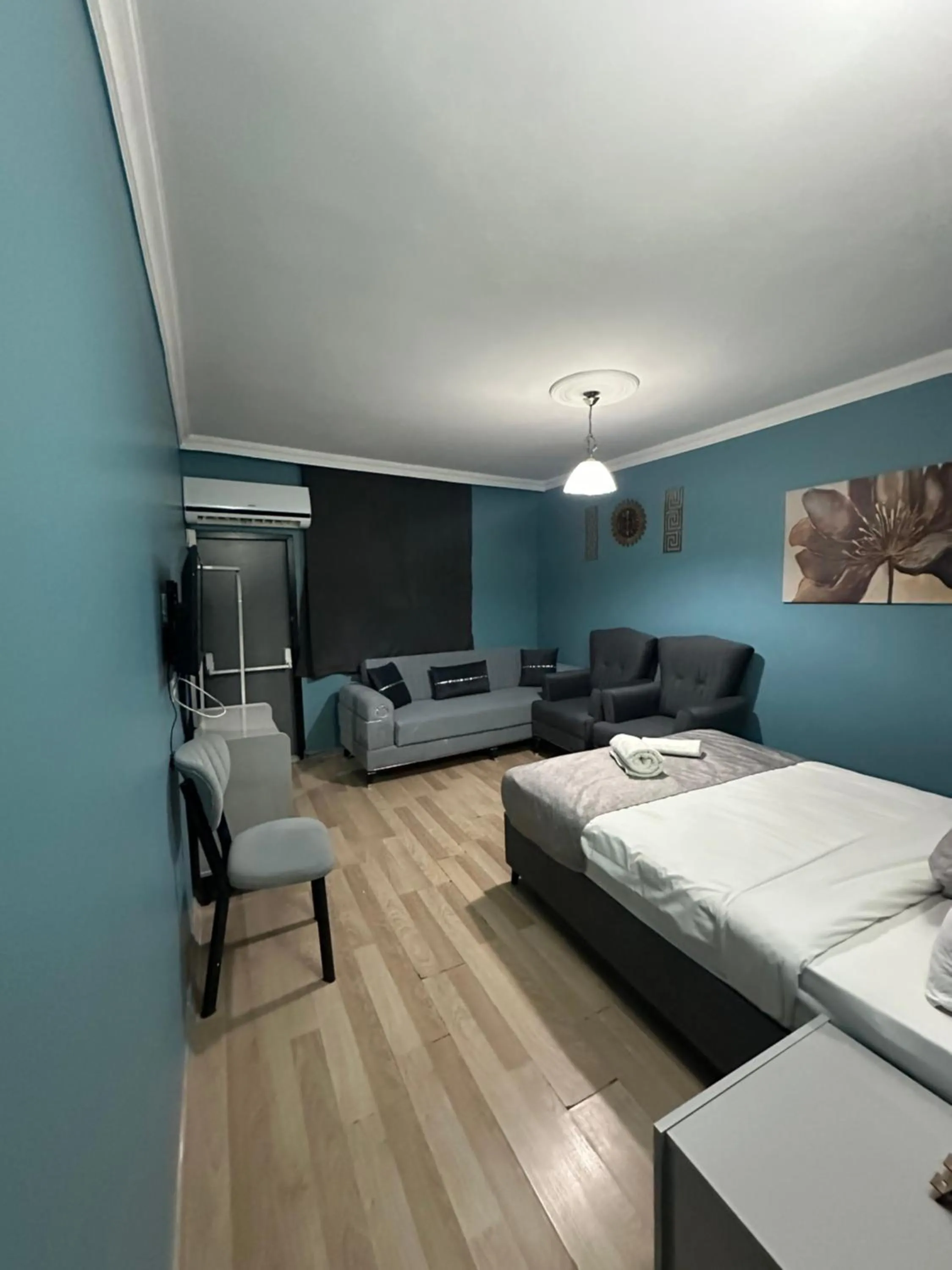 Bed in Ada Apart Hotel
